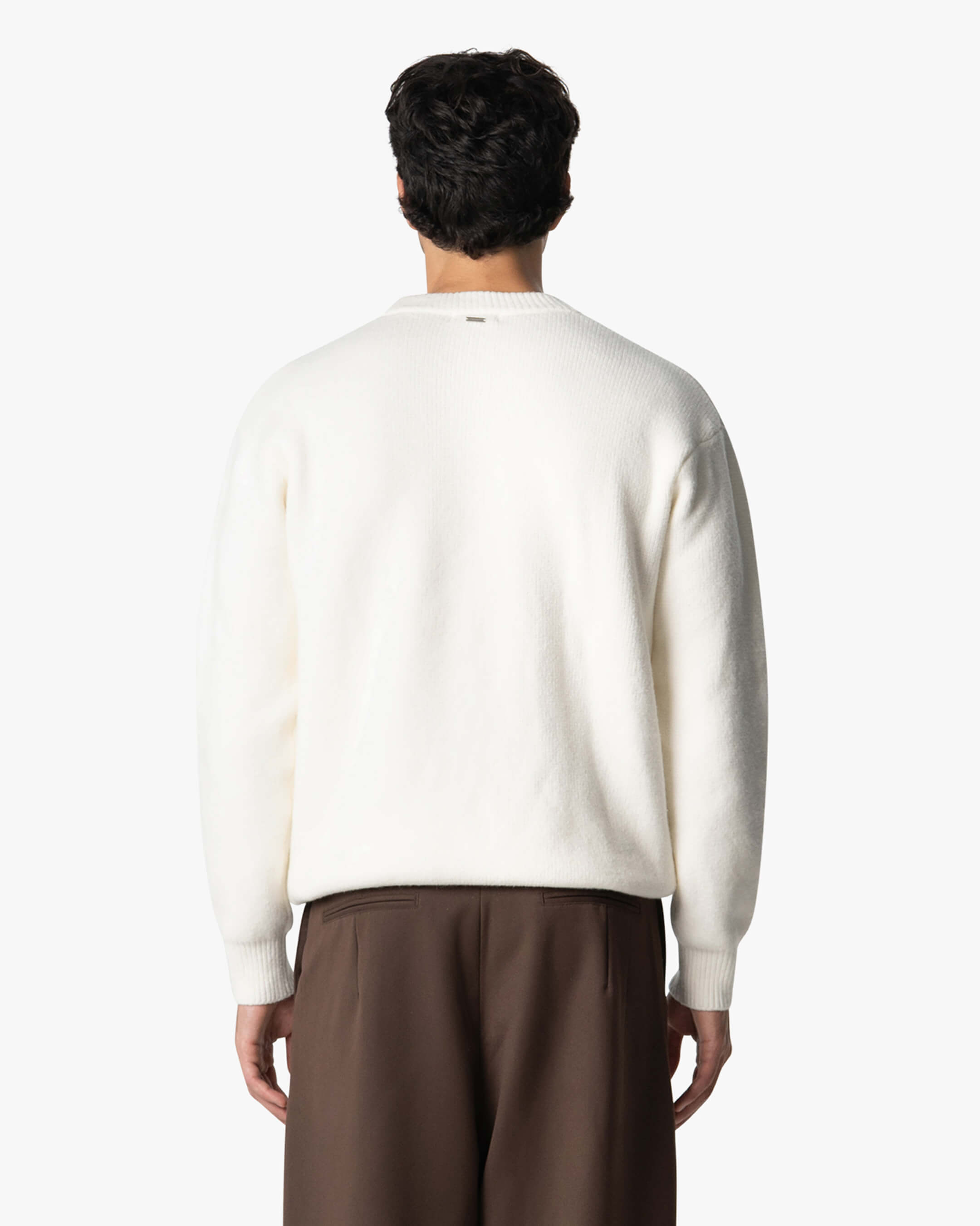 Nuvola Knitted Cotton Crewneck