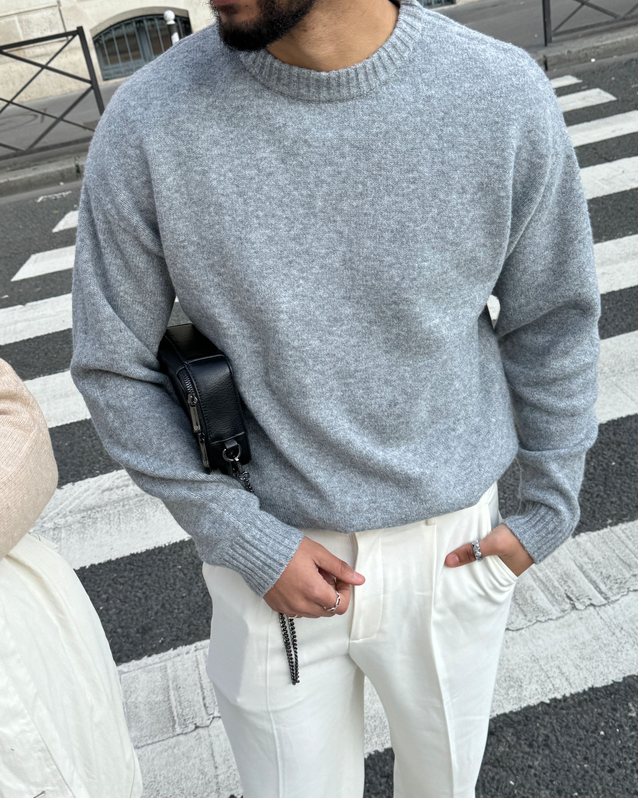 Brixton Wool-Blend Brushed Sweater