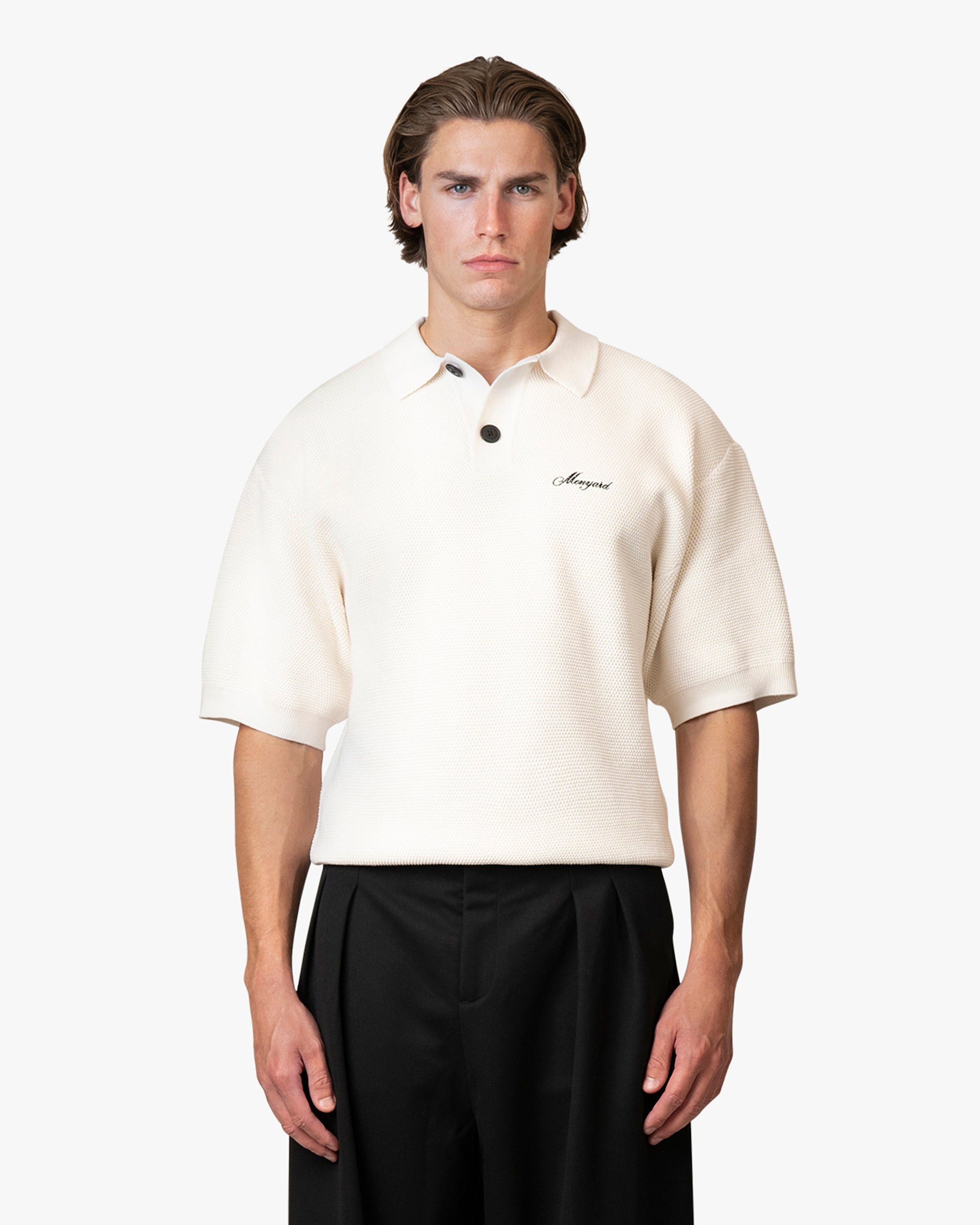 endlessmade poloシャツ Brignoles Polo – Ecru | Menyard®