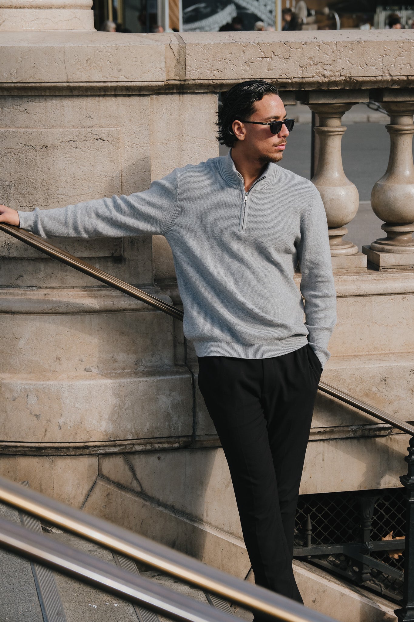 Armada half zip | Grey Melee