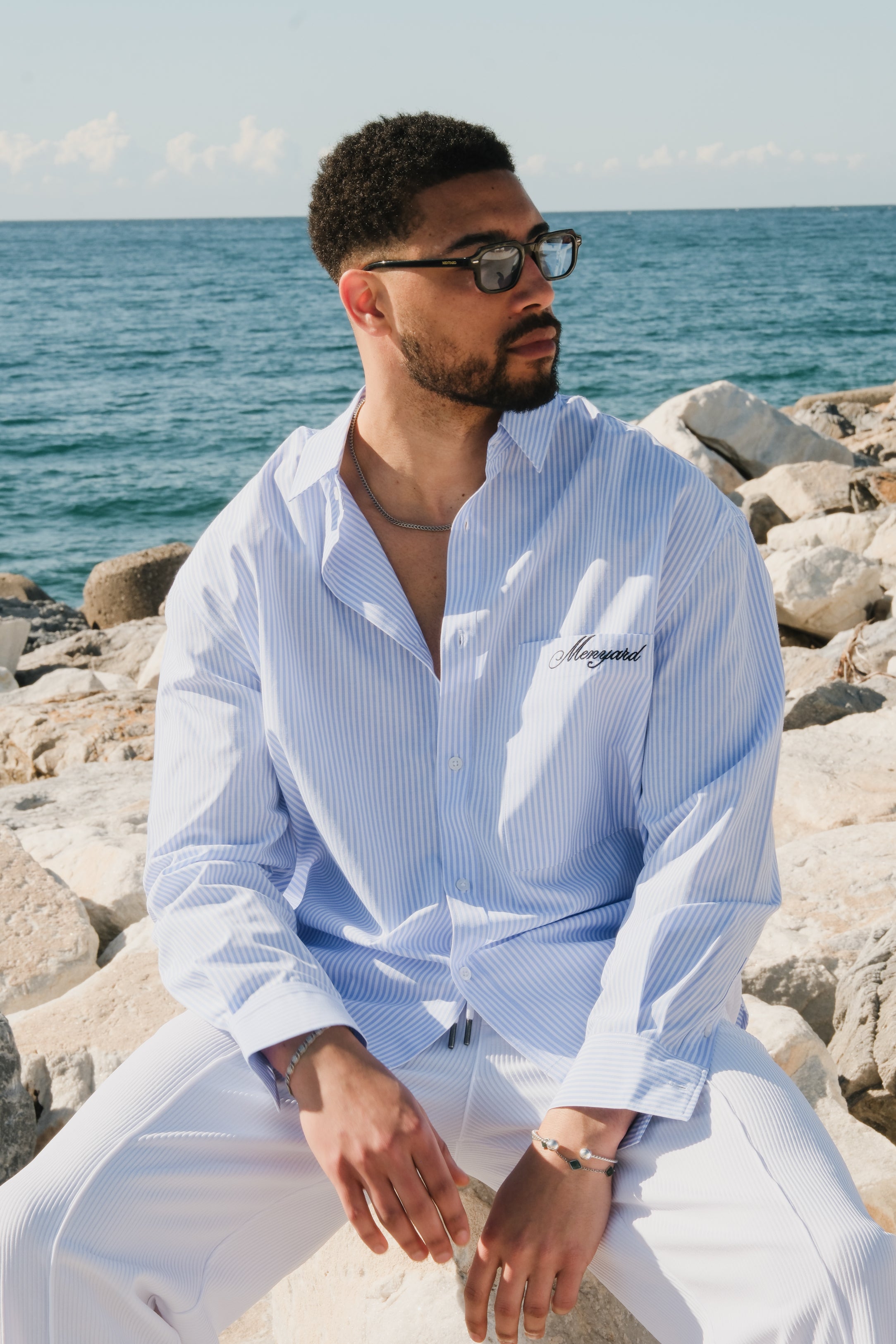 Benito Shirt - Blue/White
