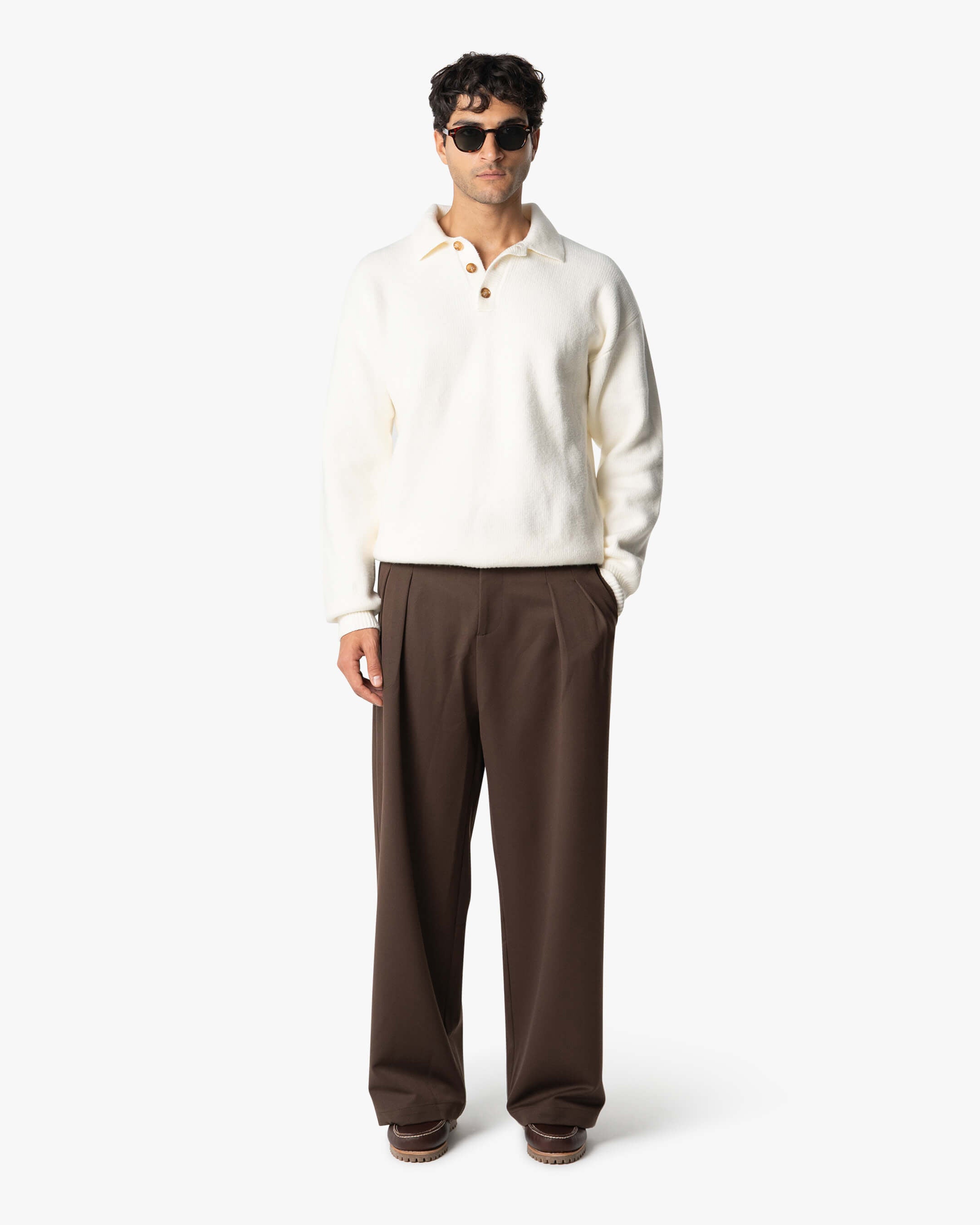 Alessandro Knitted Polo Sweater