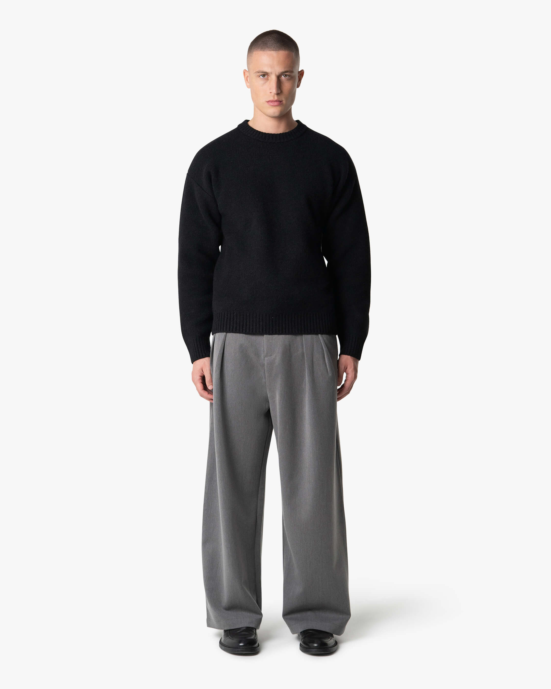 Brixton Wool-Blend Brushed Sweater