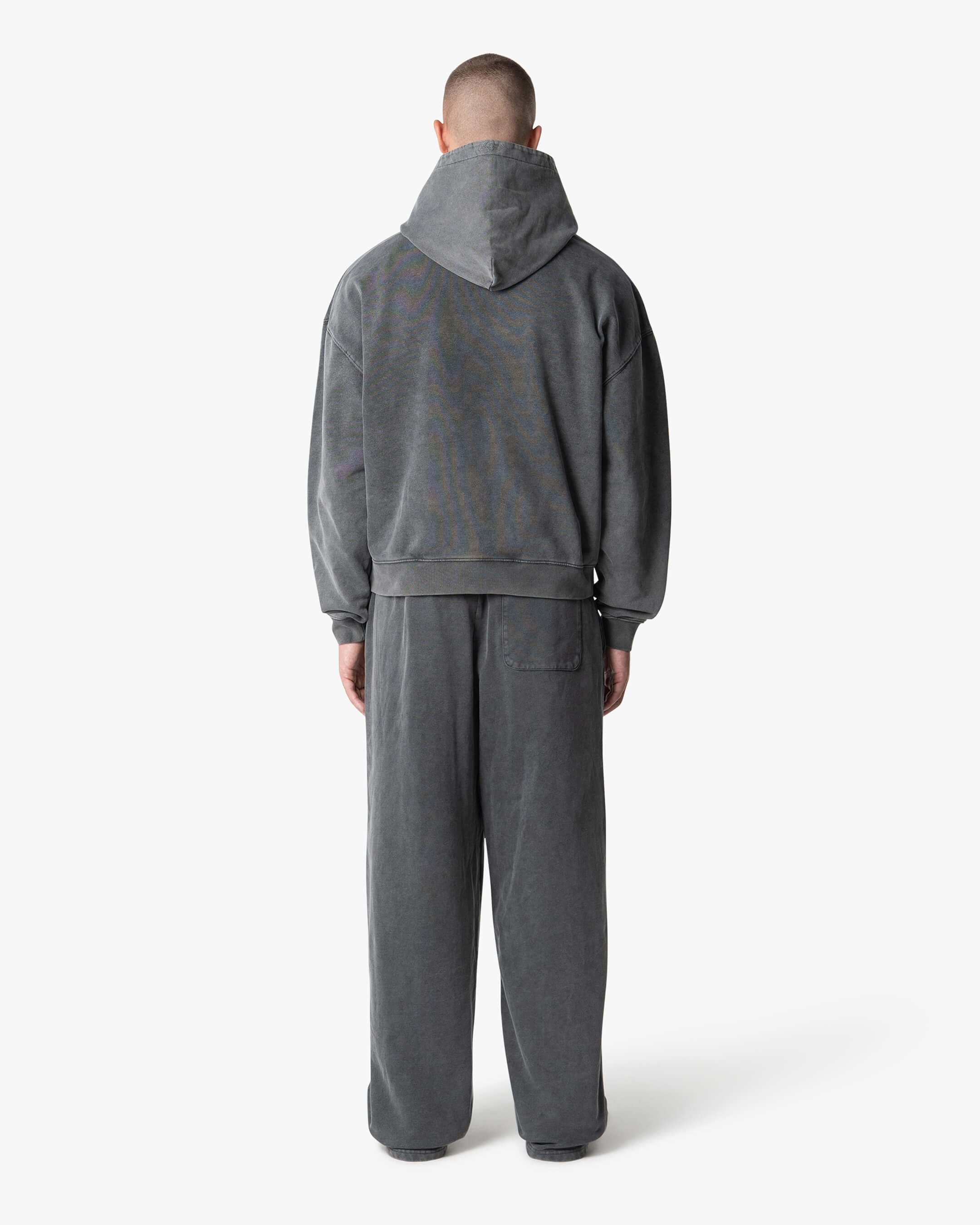 Acid Wash Oversized Hoodie | Acid Grey