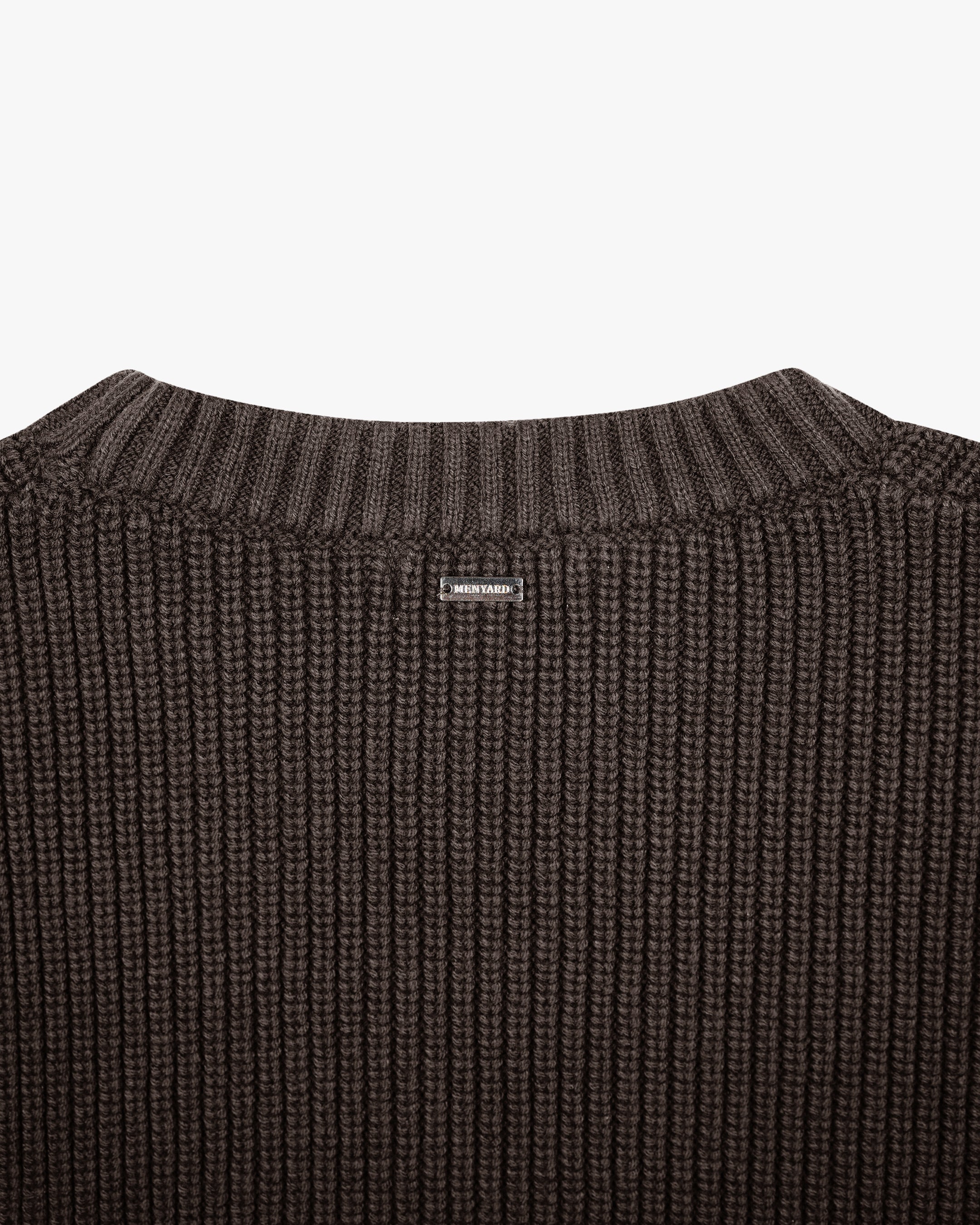 Naval Knitted Cotton Sweater