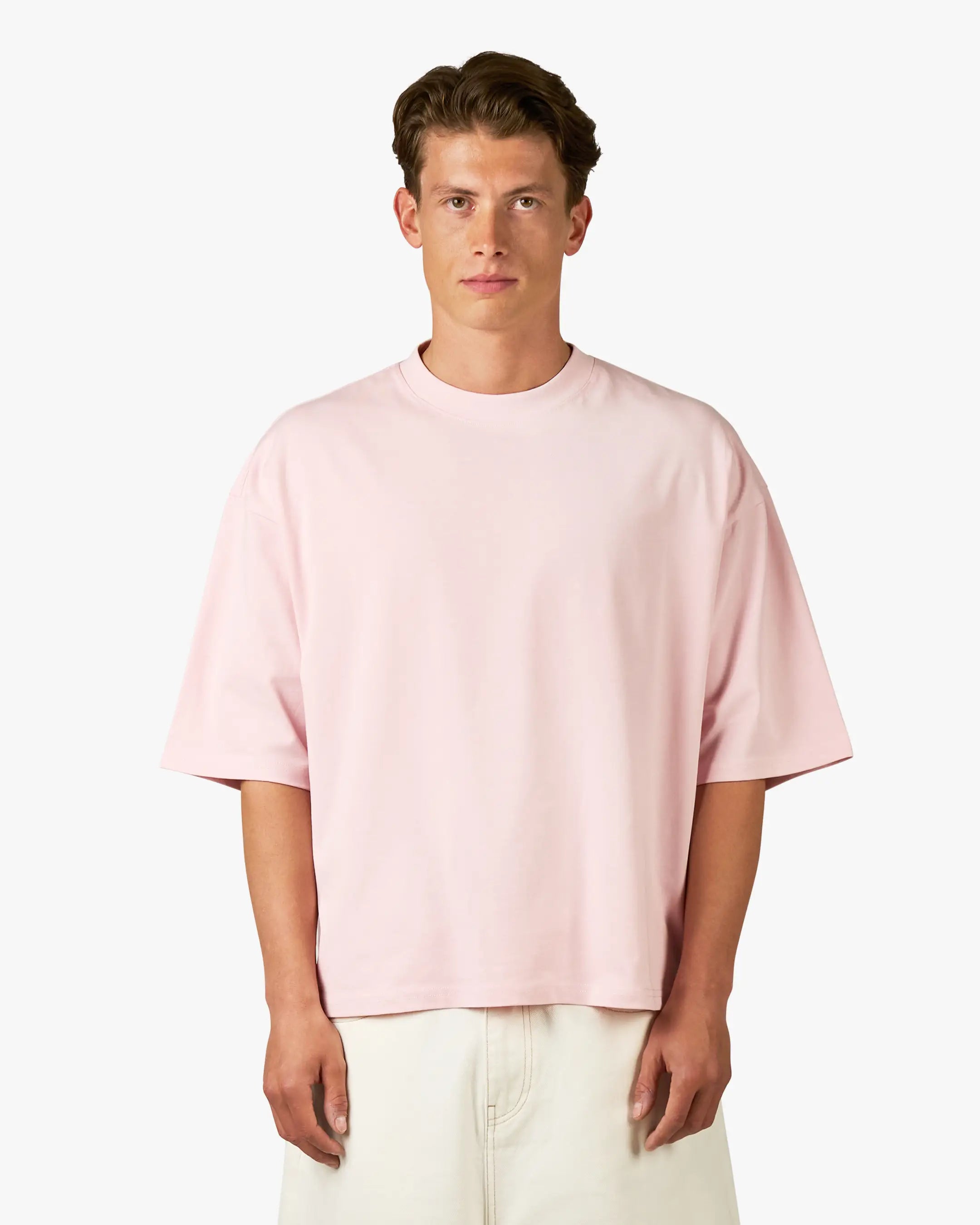 Blank Boxy T-Shirt | Pink