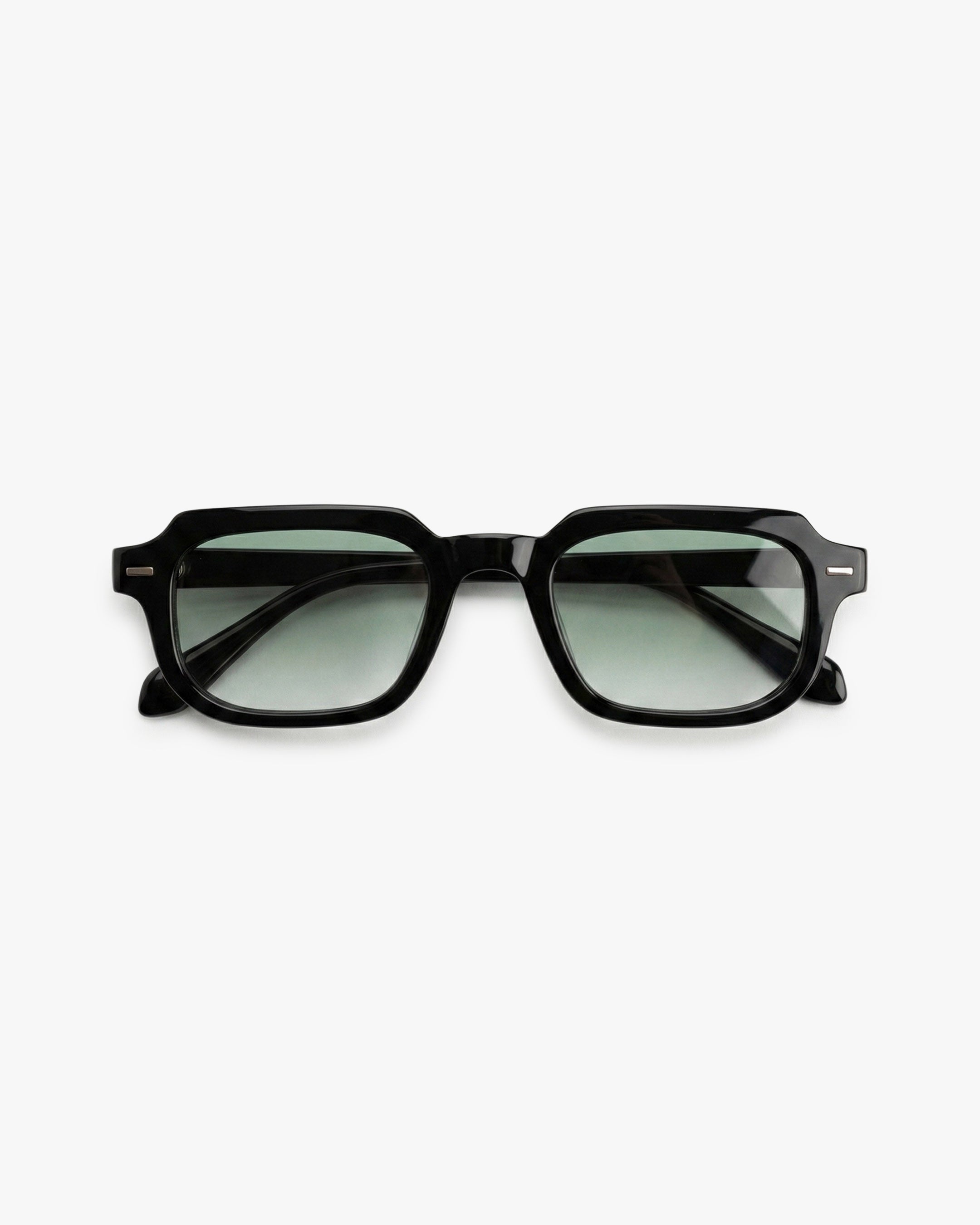 Sirocco Sunglasses - Black/Gradient Green | Menyard®