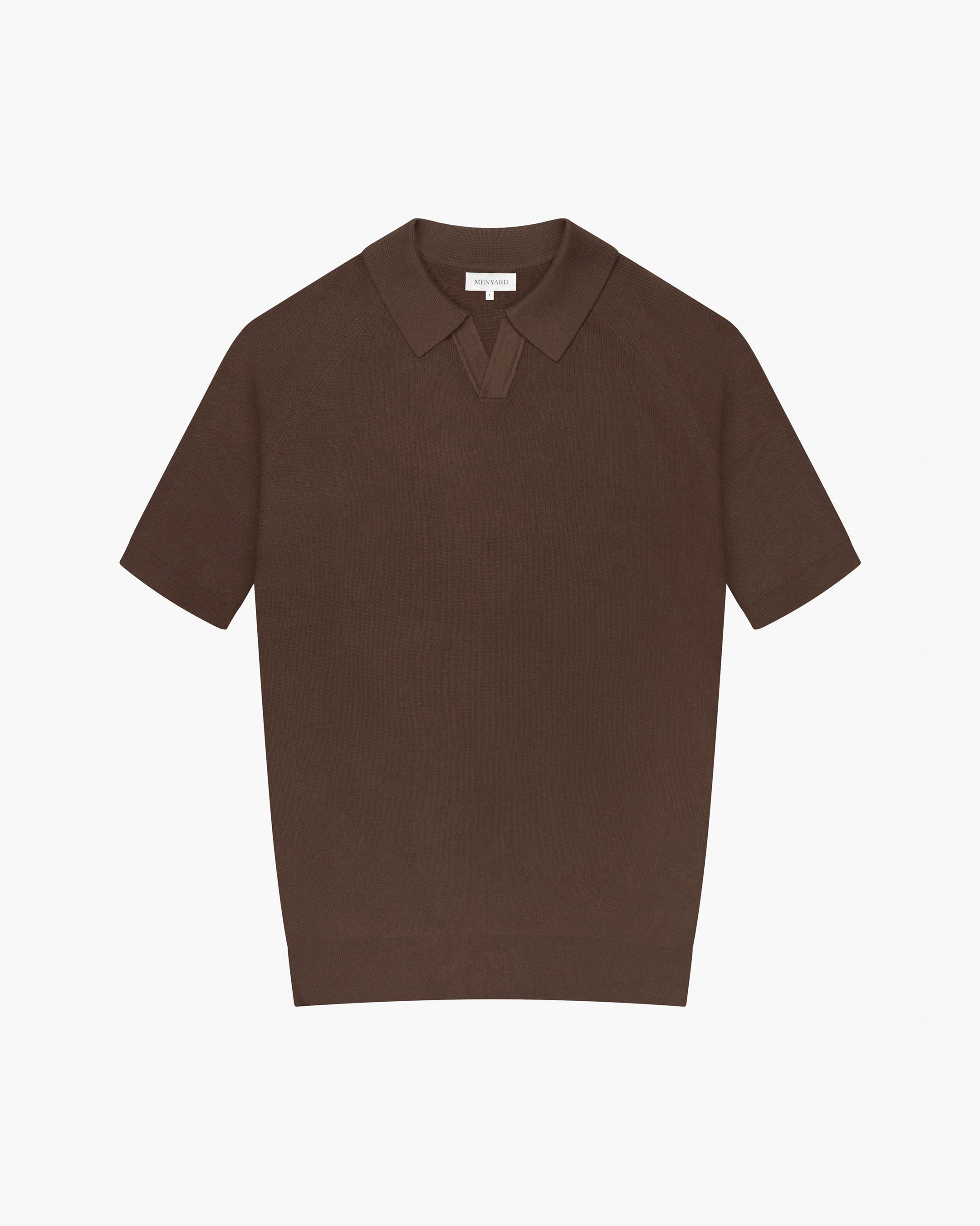 トップス BoTT MARLED KNIT POLO / BROWN BoTTMarled Knit Polo - Apple Butter Store