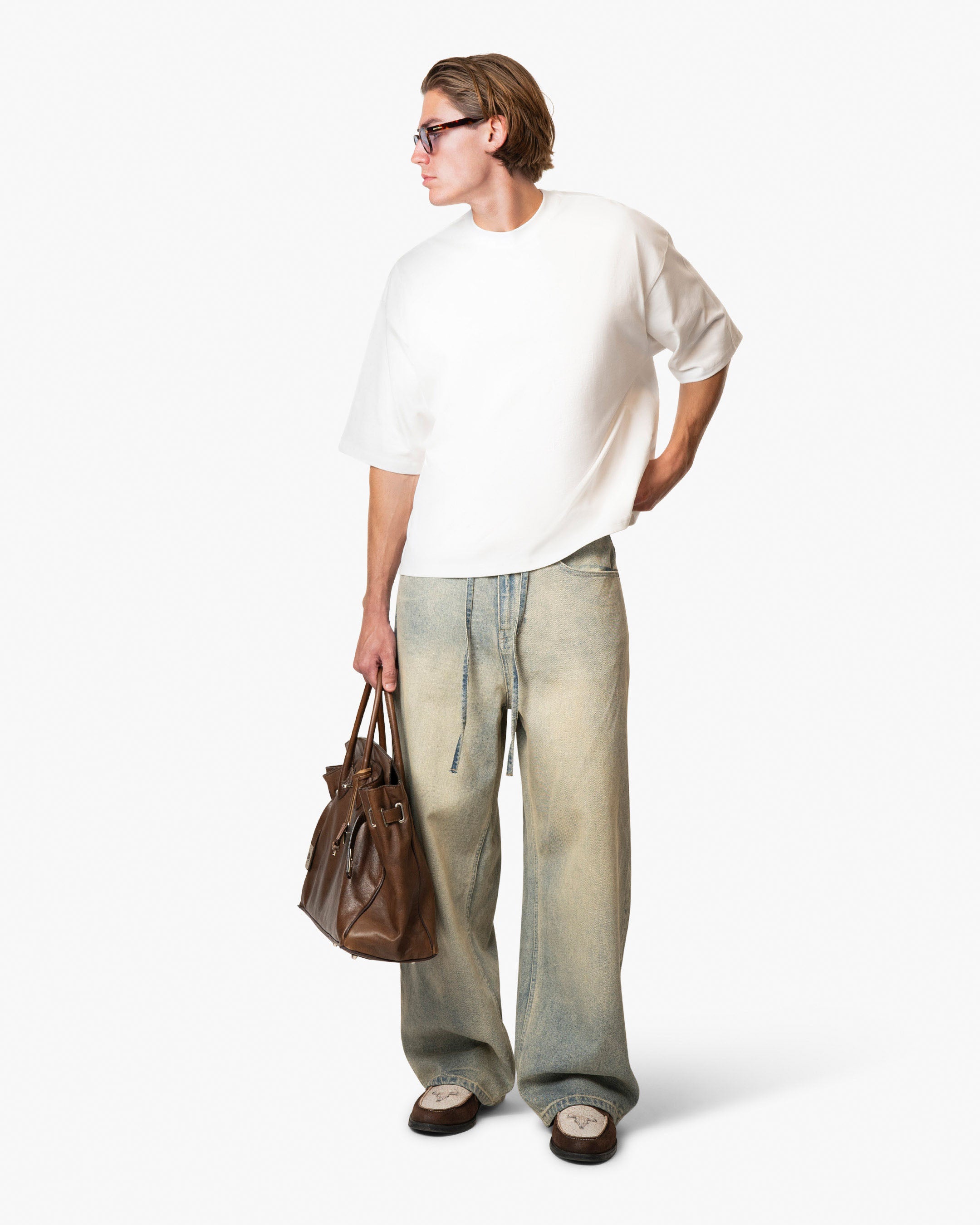 Blank Boxy T-Shirt | White