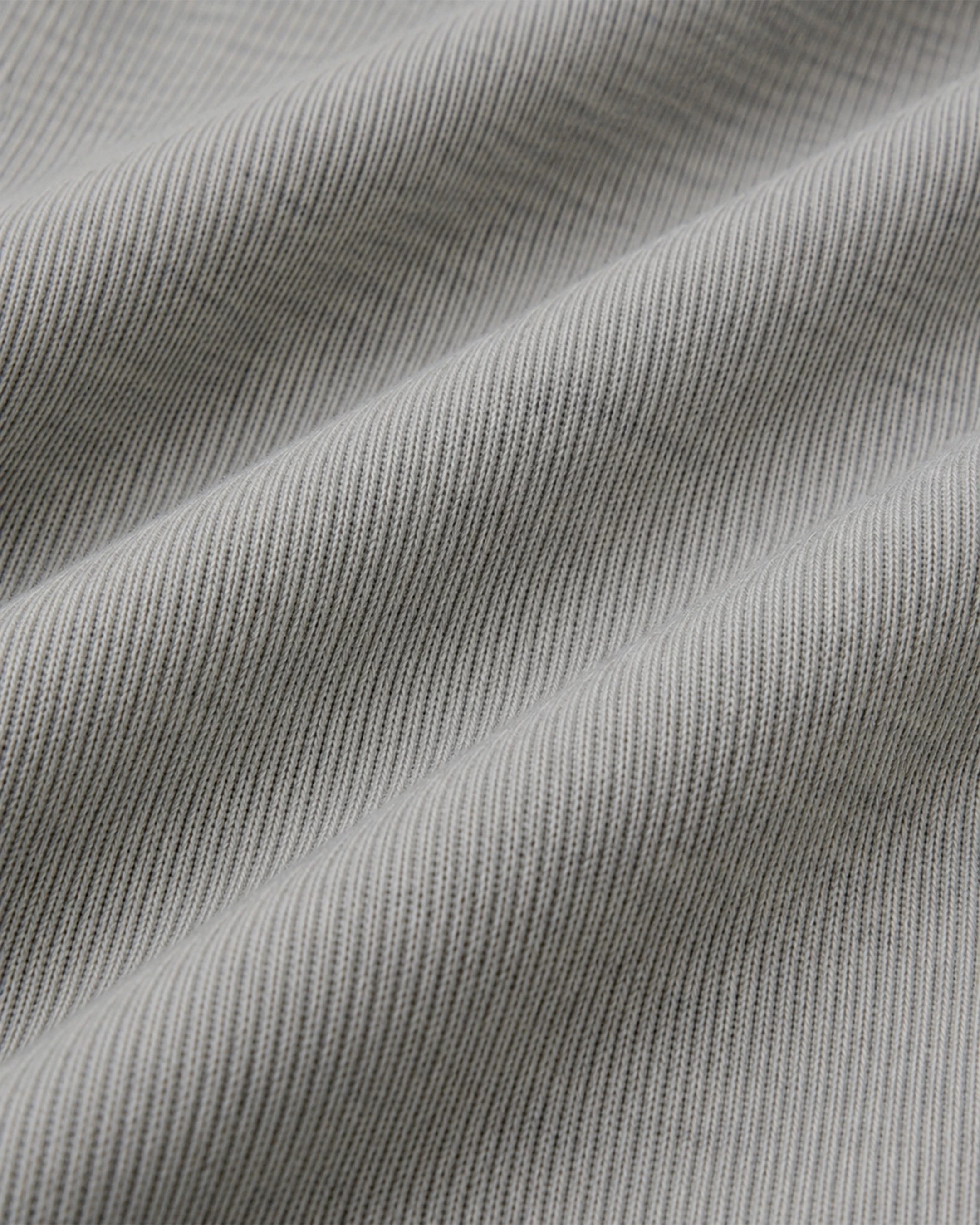 Mougins Ribbed Henley T-Shirt | Grey Melee