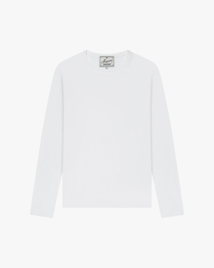 Ribbed Longsleeve | White