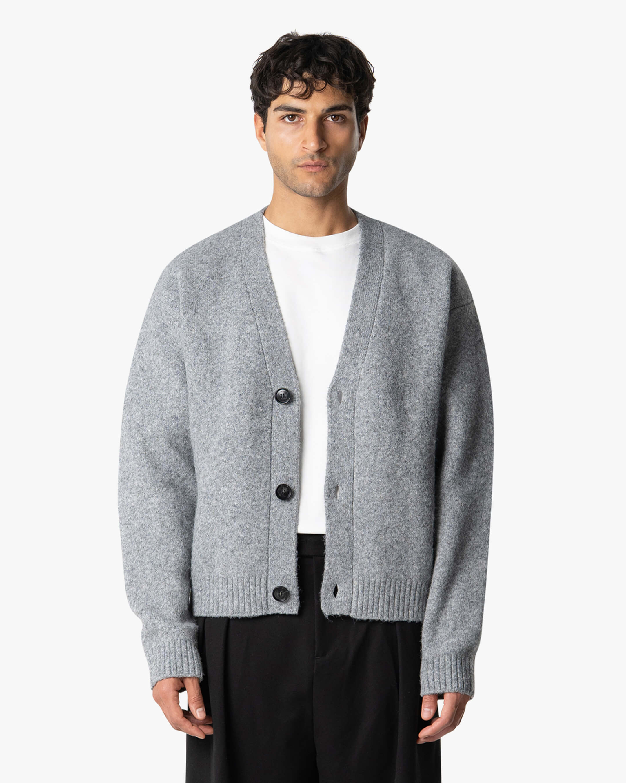 Marea V-Neck Brushed Cardigan
