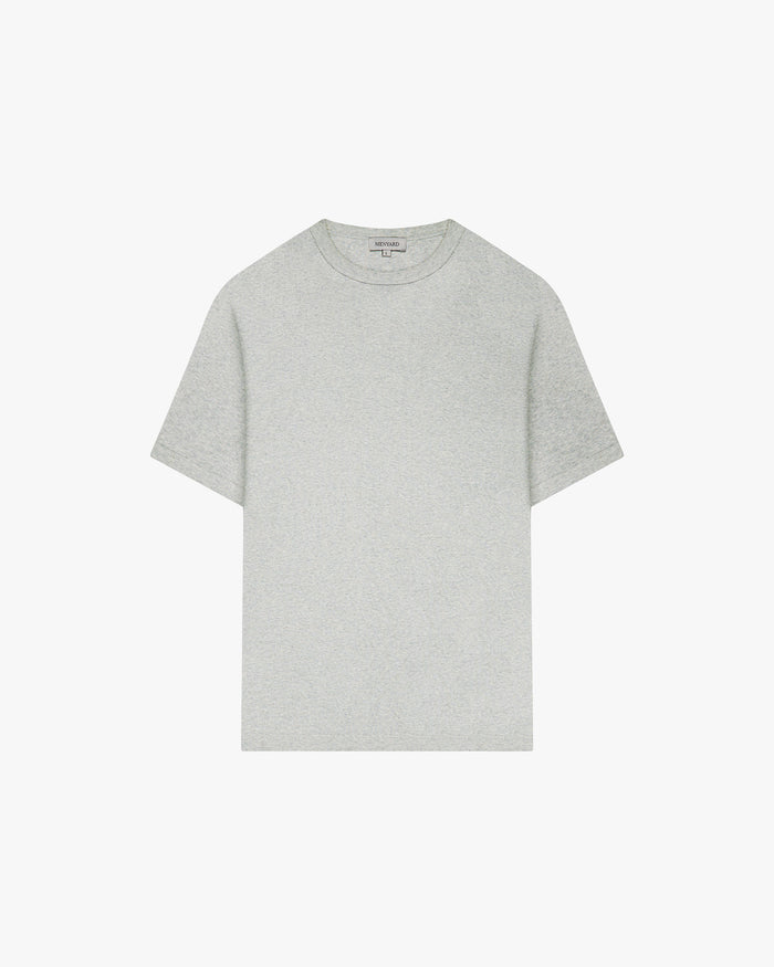 Ribbed T-Shirt | Grey Melee