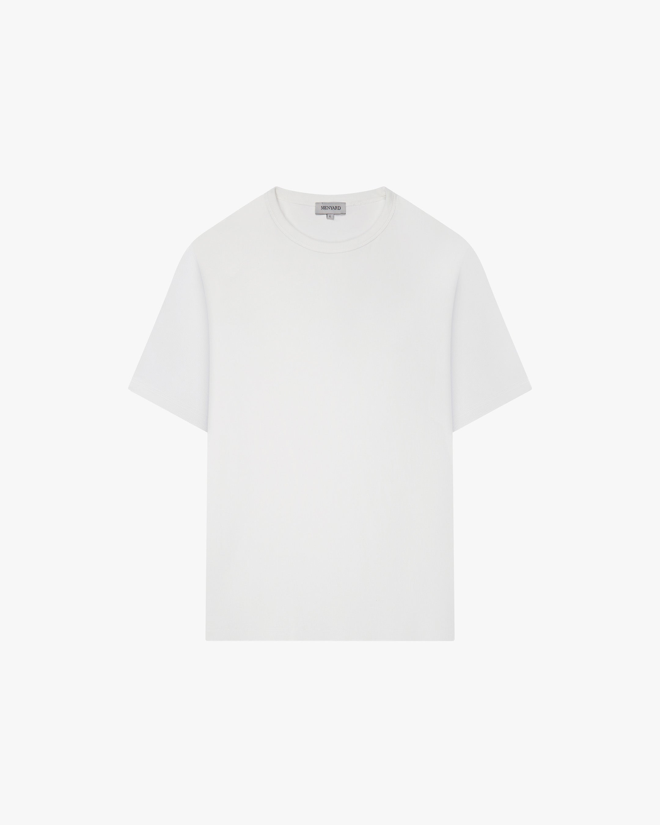 Ribbed T-Shirt | White