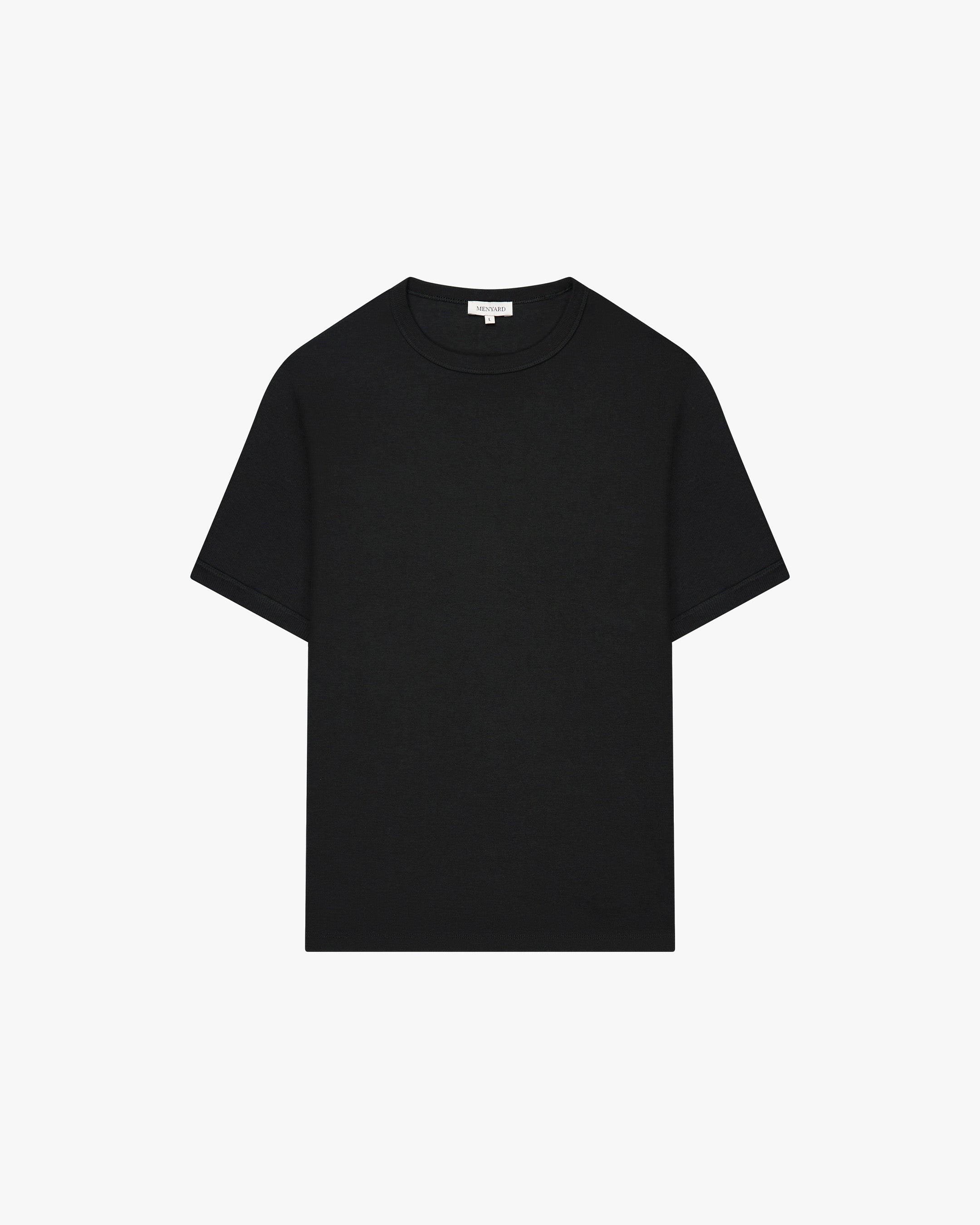 Ribbed T-Shirt | Black
