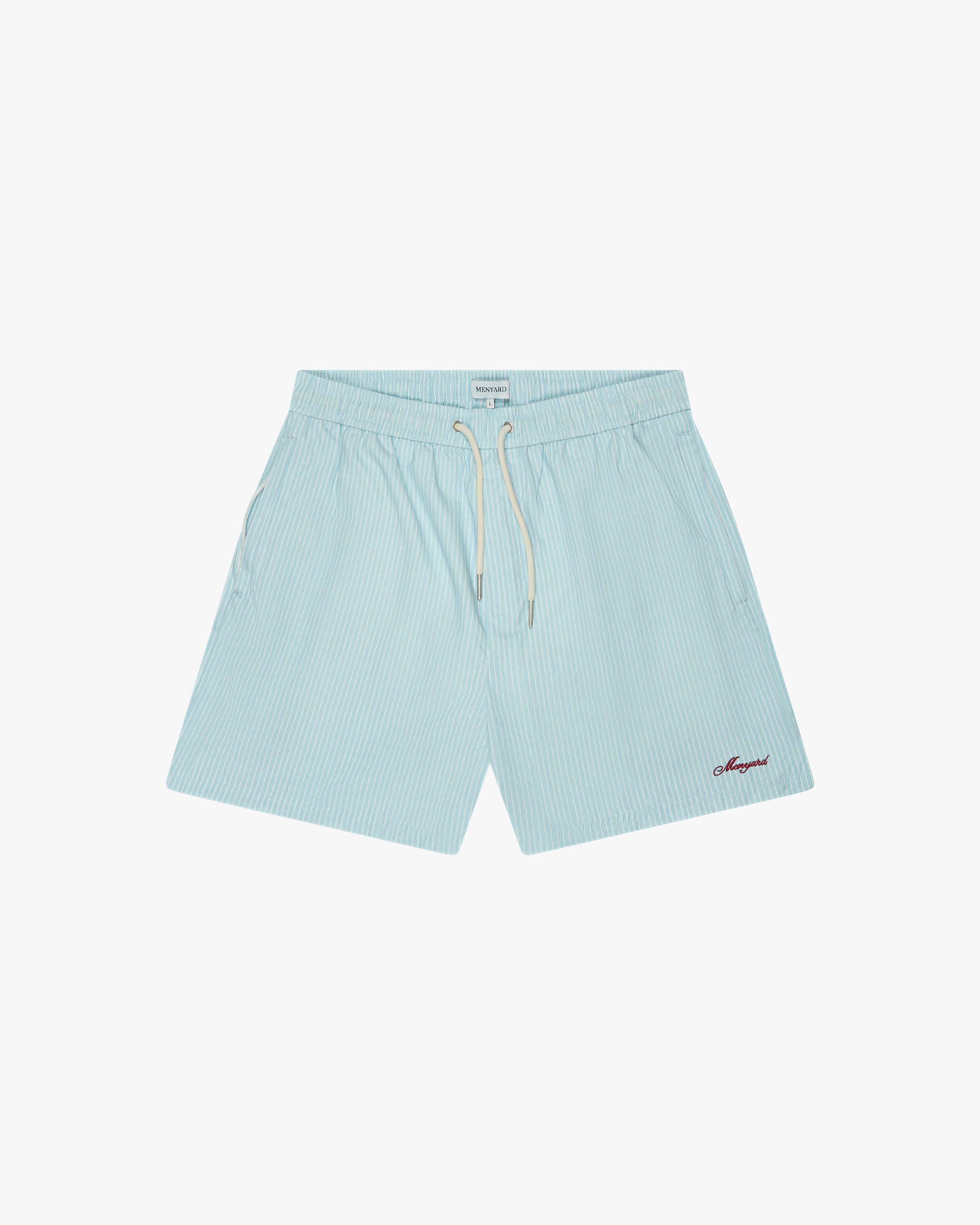 Croisette Swimshort | Light Blue/White