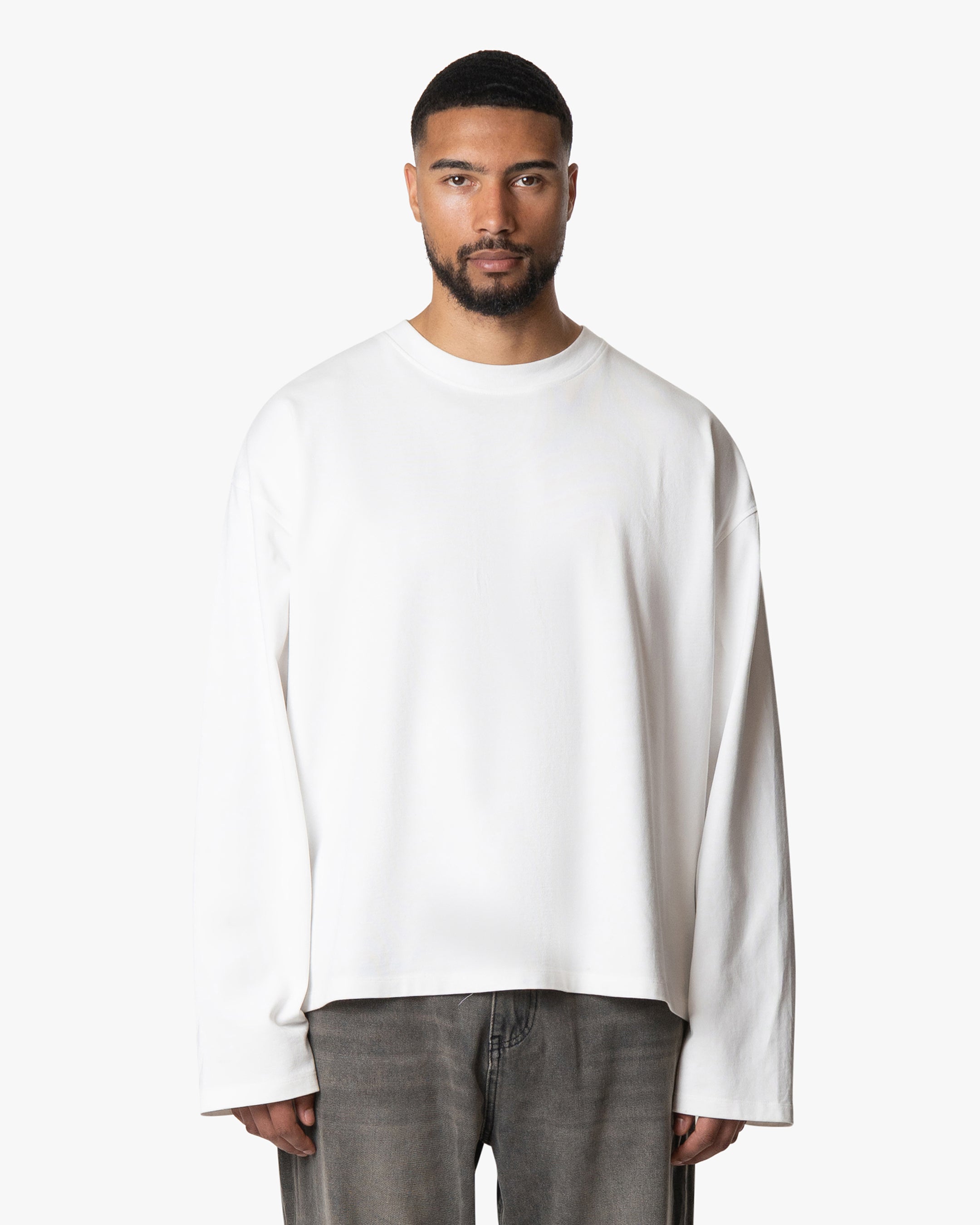 Boxy Longsleeve | White