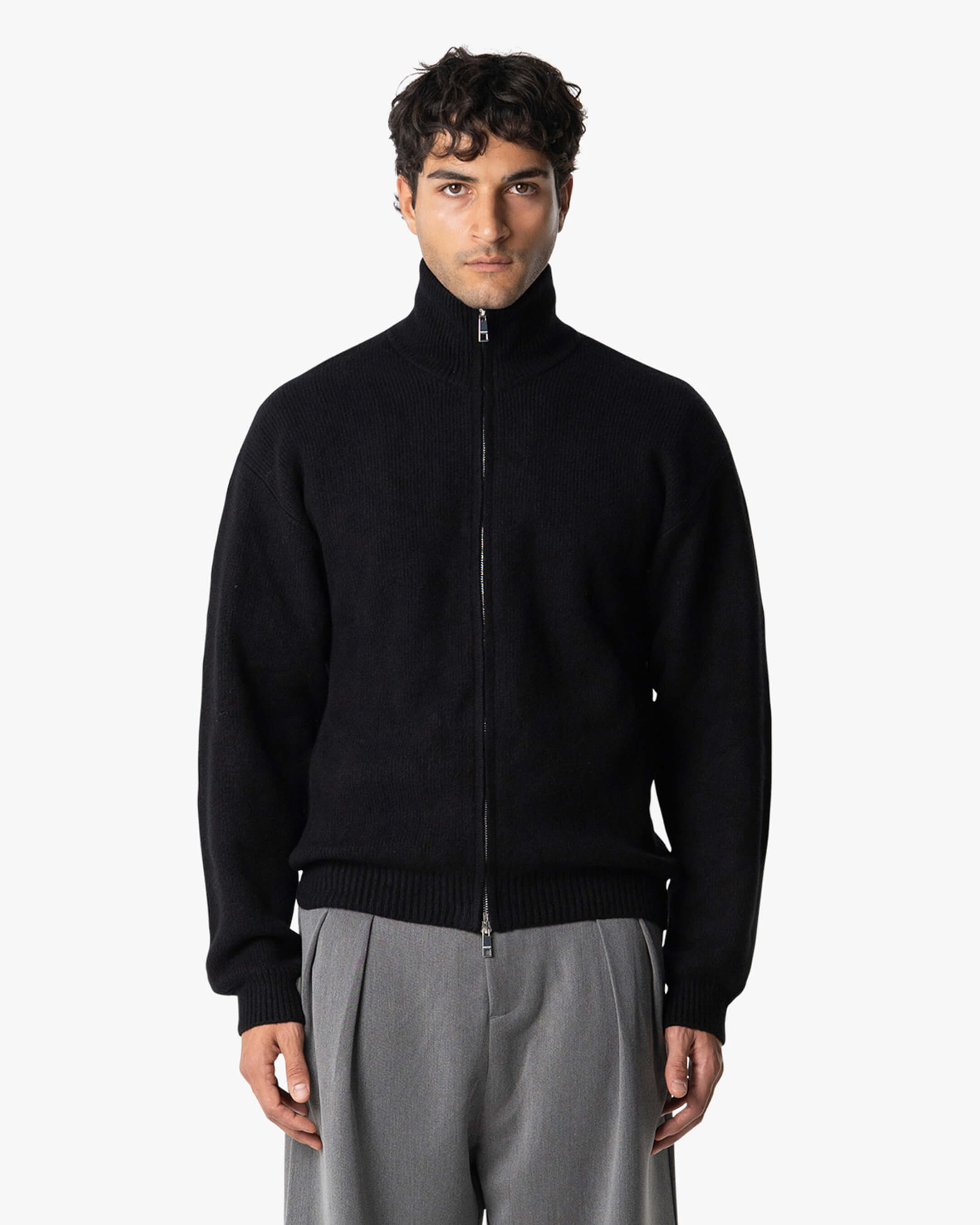 Ventura Cotton Zip-Up Cardigan