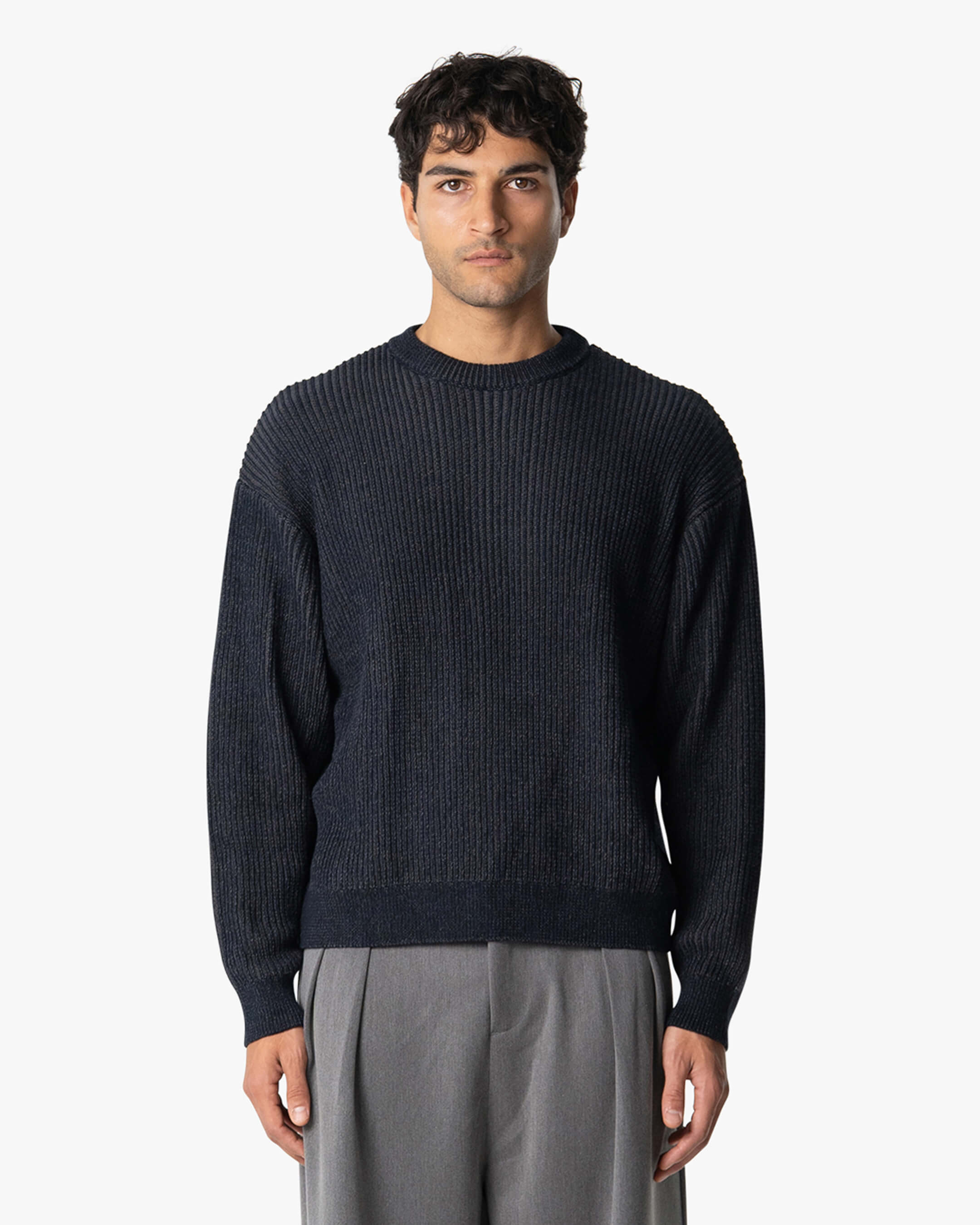 Lima Boxy Knitted Cotton Sweater