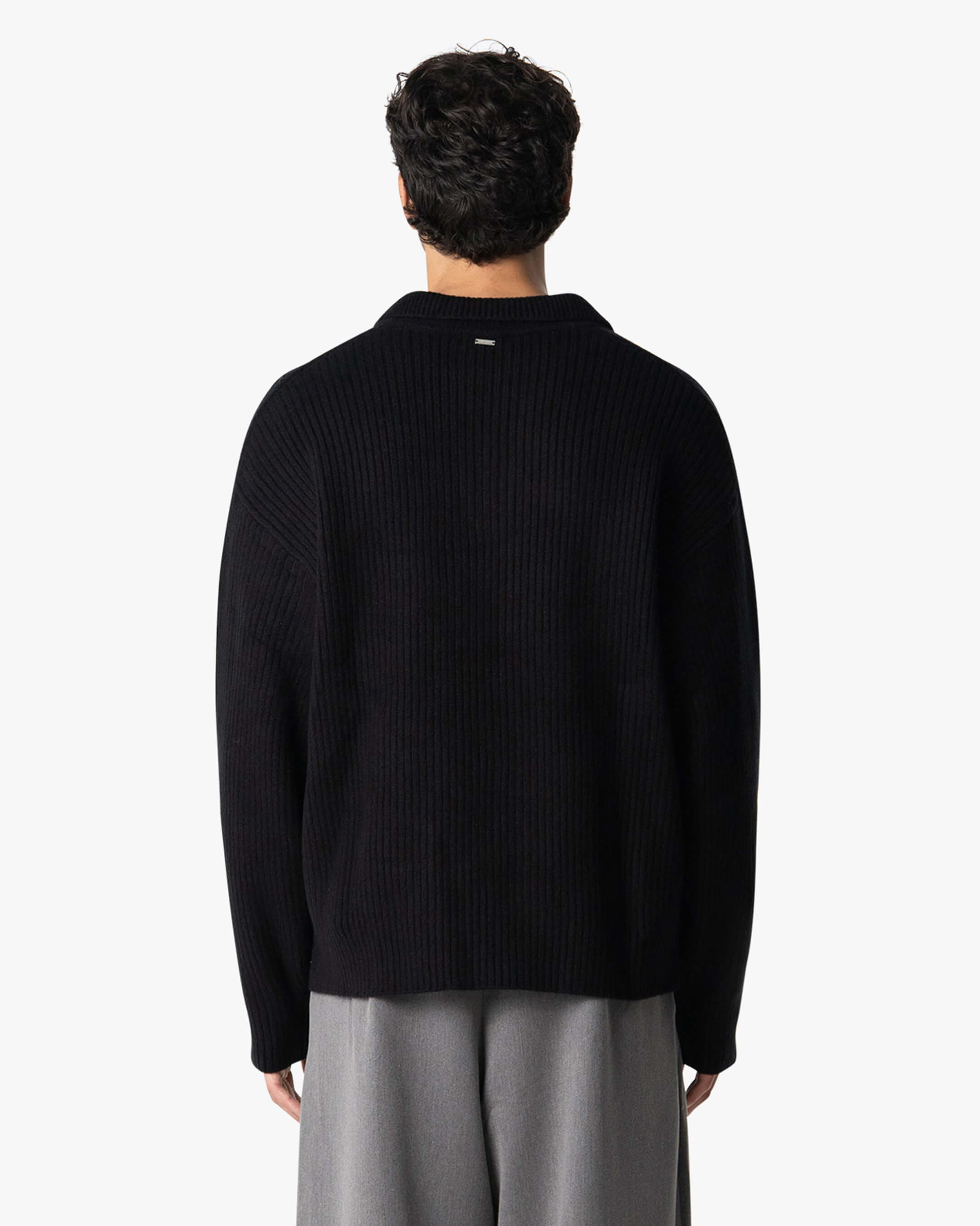 Ravello Oversized Cotton V-Neck Sweater