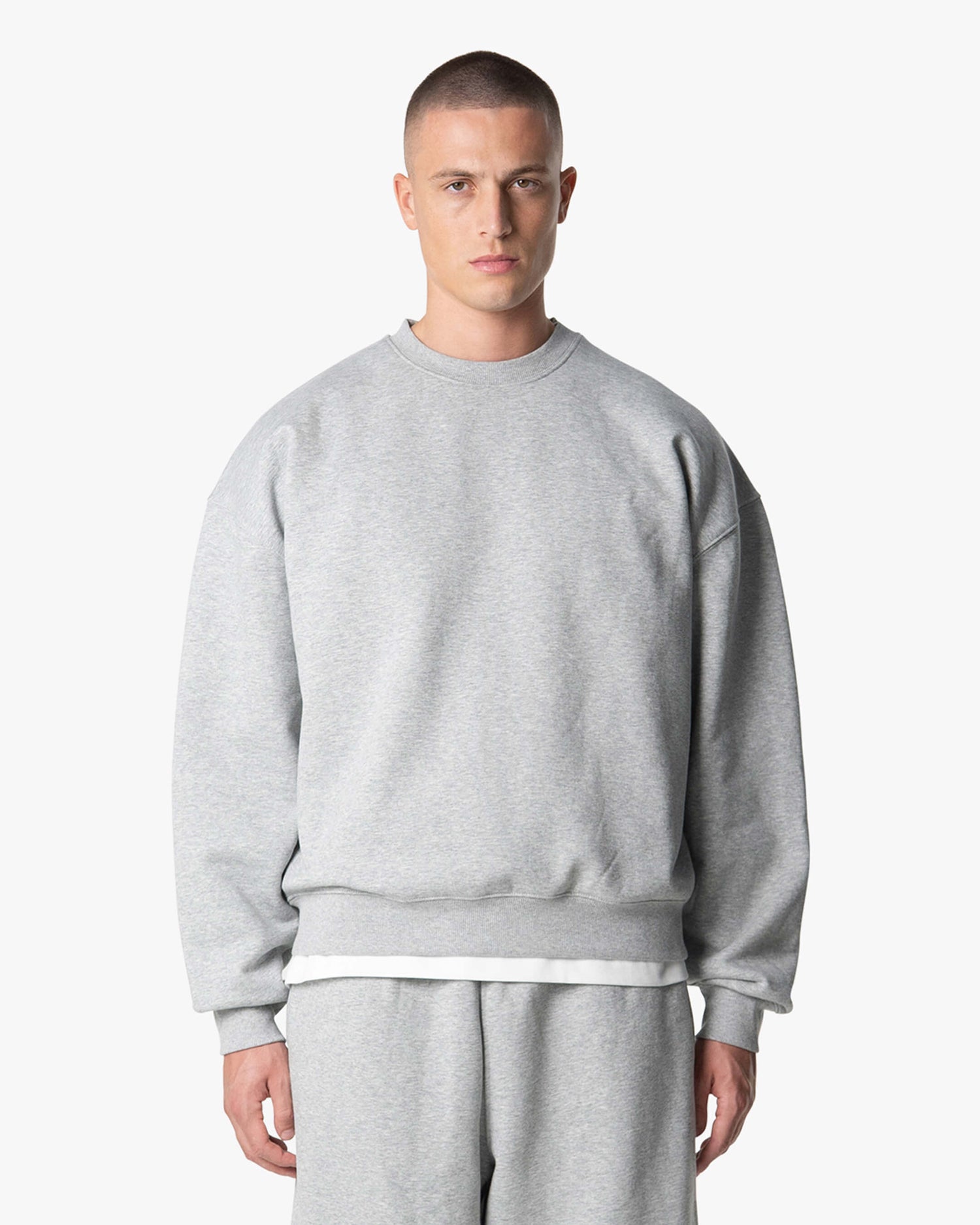Blanks Set Sweater | Grey Melee