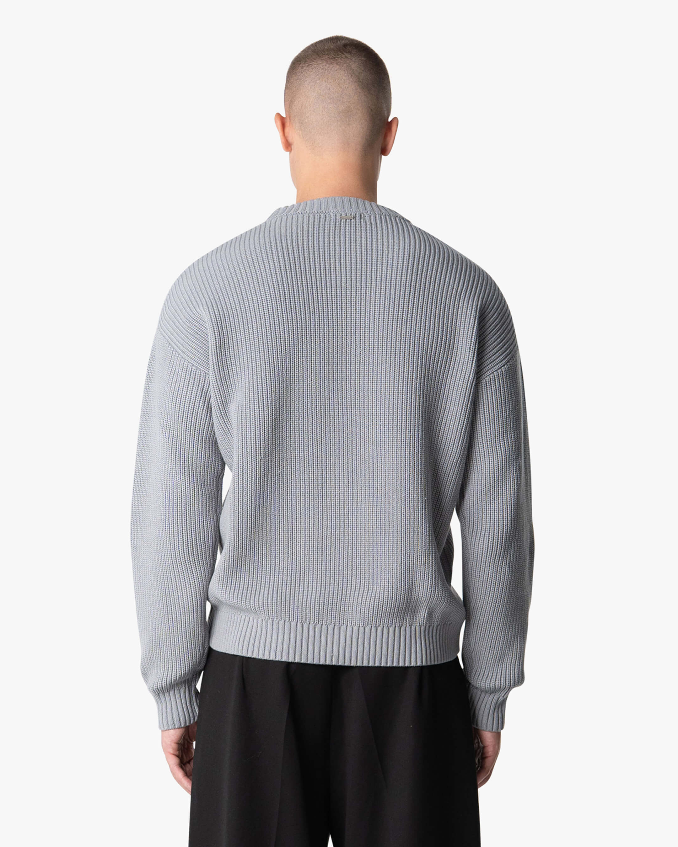 Naval Knitted Cotton Sweater