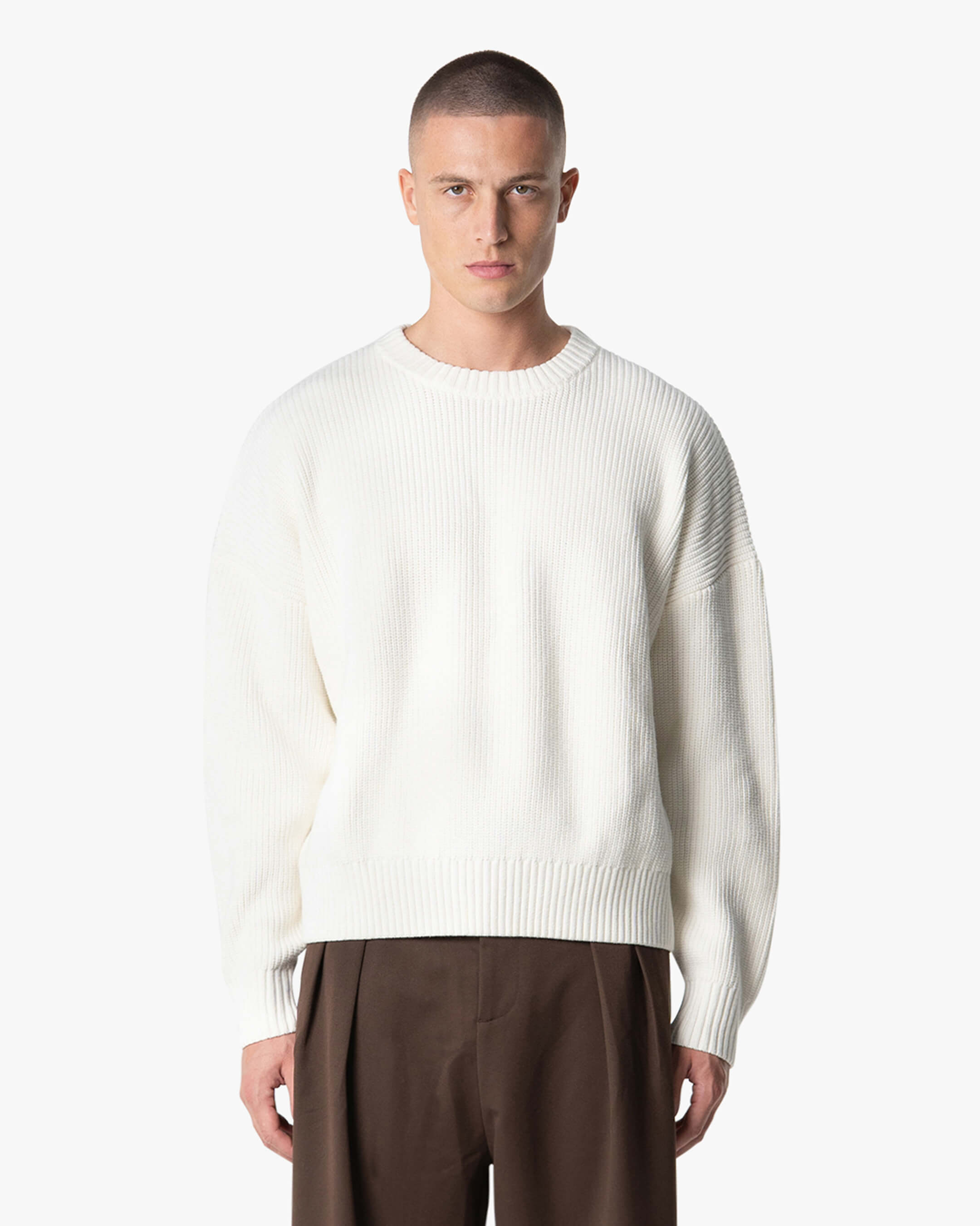 Emilian Oversized Cotton Boxy Sweater