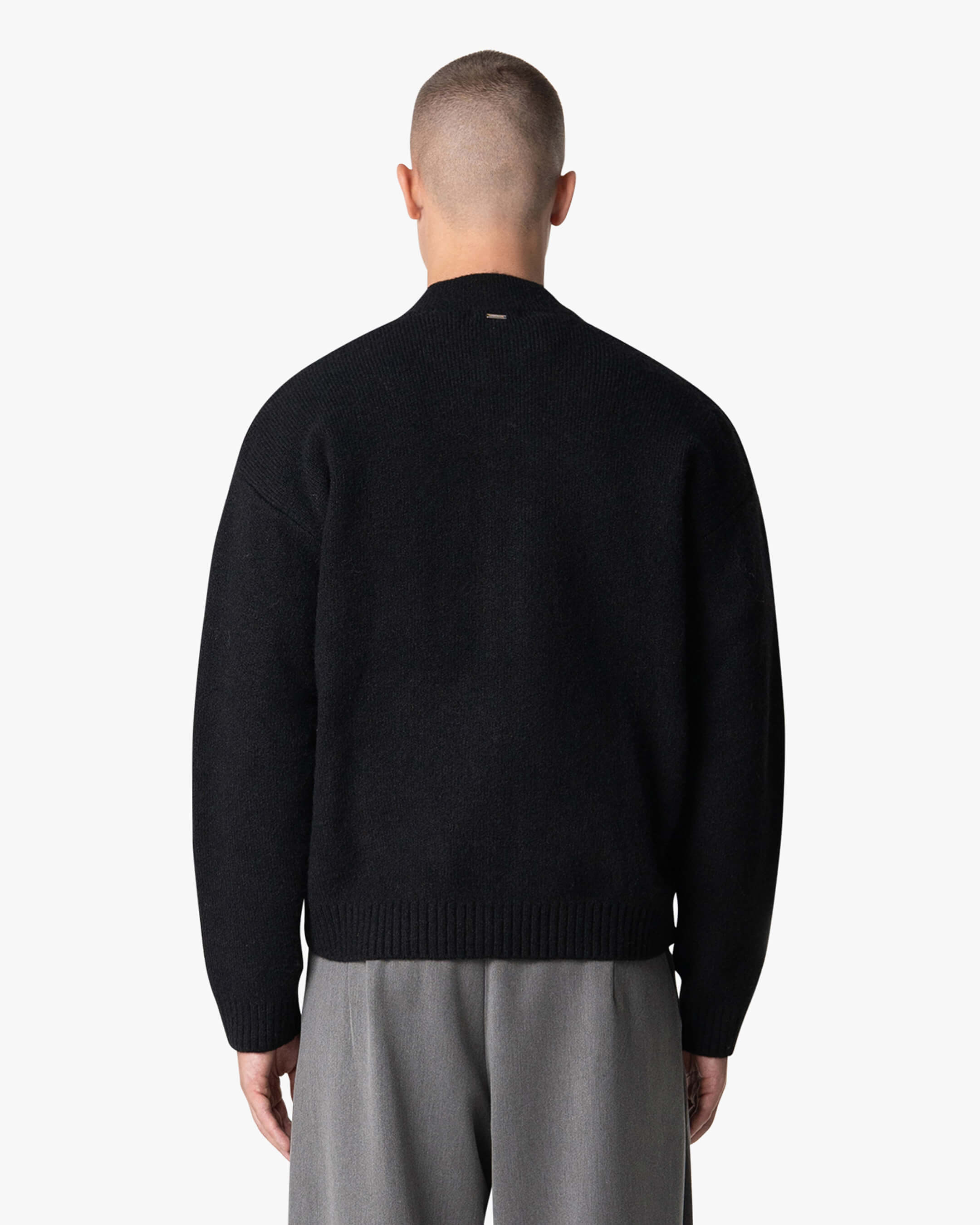 Signore Brushed Zip-Up Cardigan