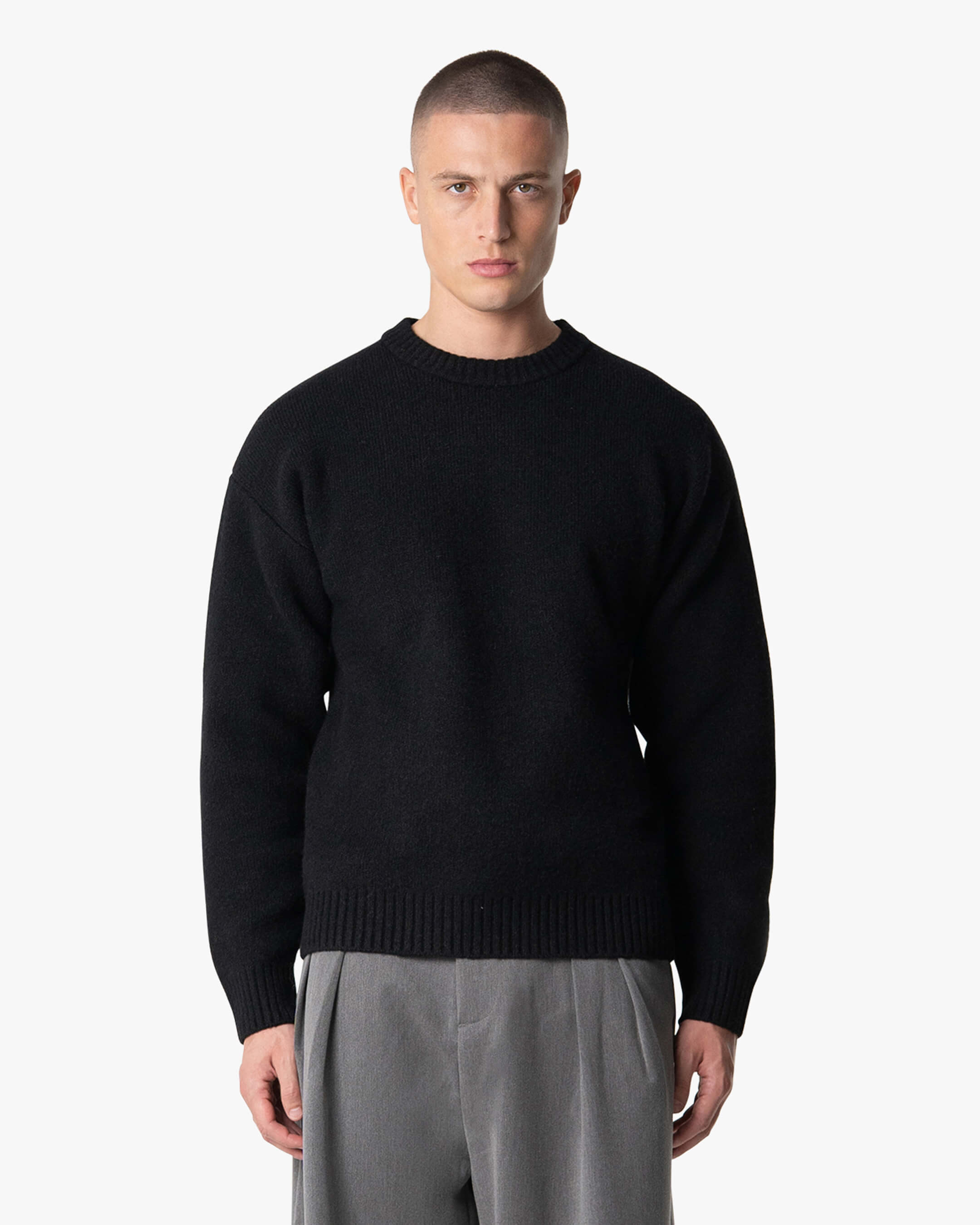 Brixton Wool-Blend Brushed Sweater
