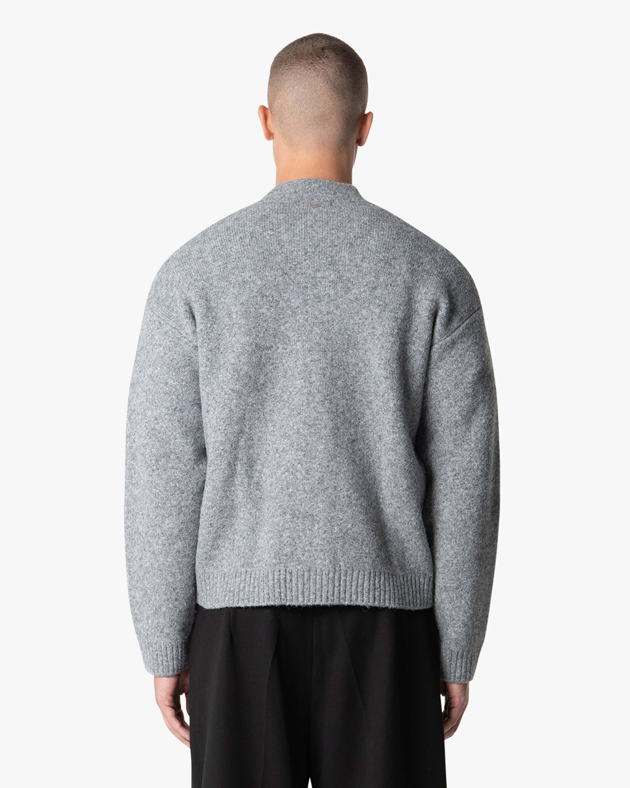 Signore Brushed Zip-Up Cardigan