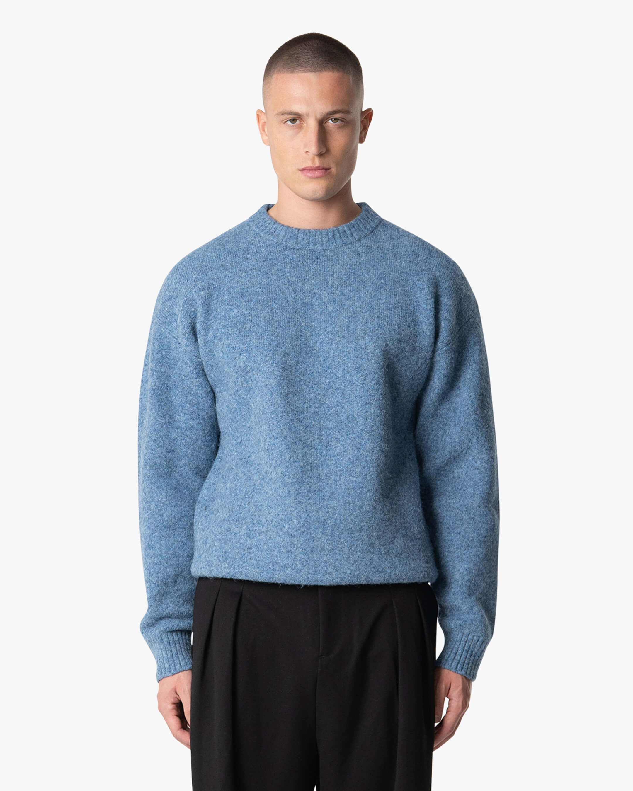 Brixton Wool-Blend Brushed Sweater