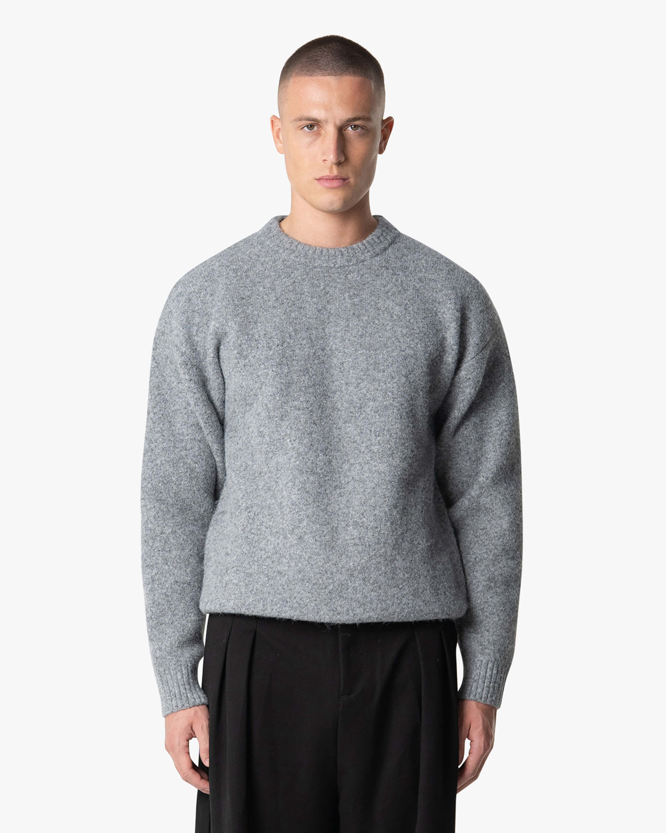 Brixton Wool-Blend Brushed Sweater