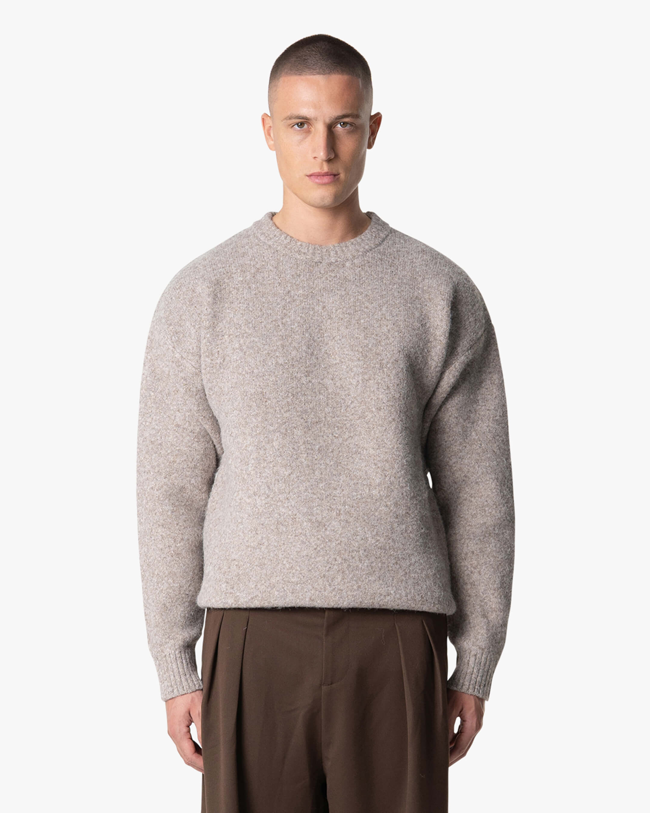 Brixton Wool-Blend Brushed Sweater