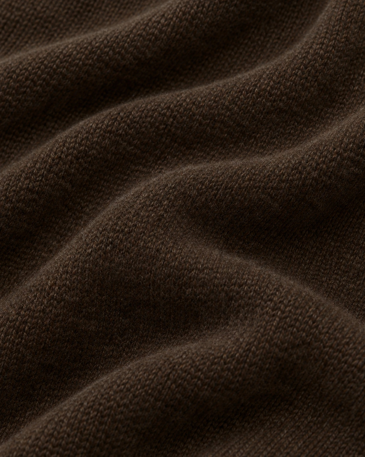 Sontuso Knitted Half-Zip Sweater | Dark Brown
