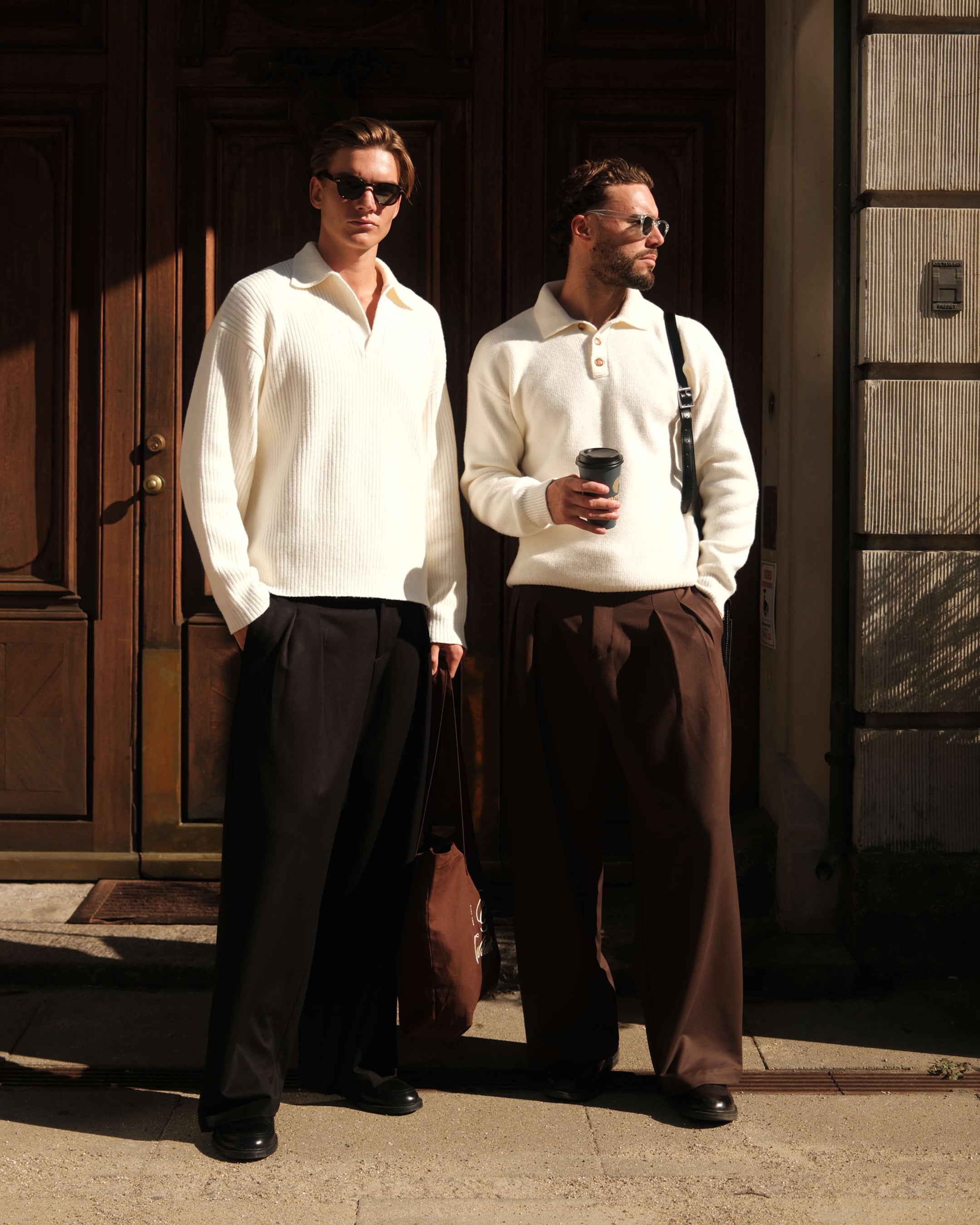 Alessandro Knitted Polo Sweater