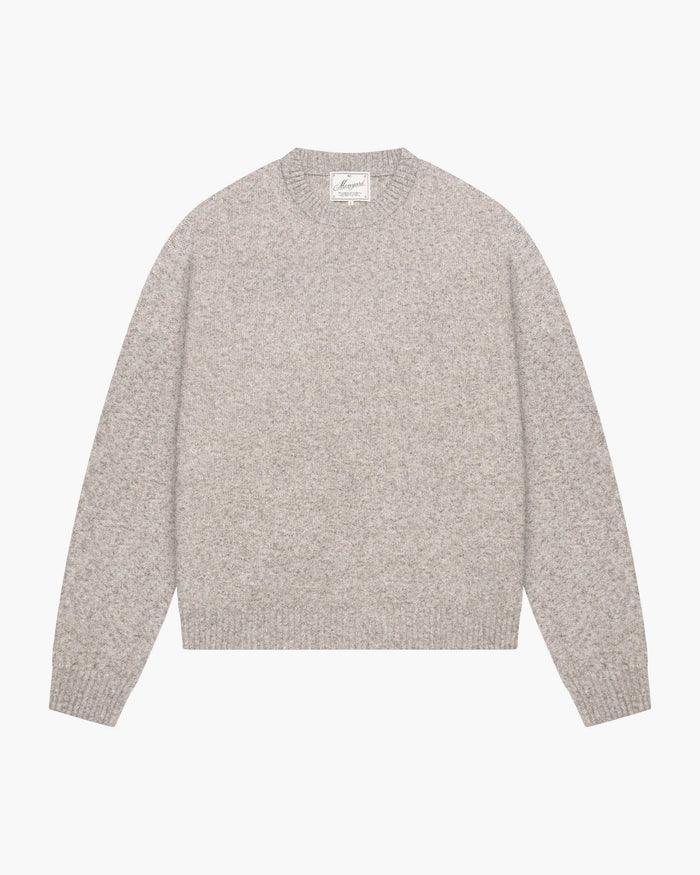Brixton Wool-Blend Brushed Sweater | Light Brown
