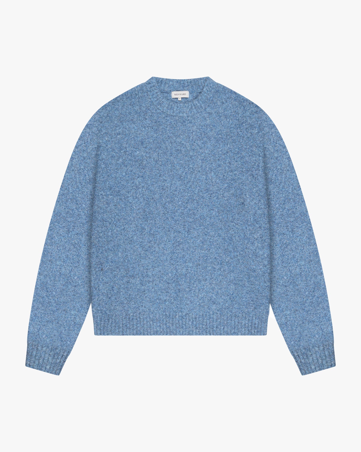 Brixton Wool-Blend Brushed Sweater | Blue
