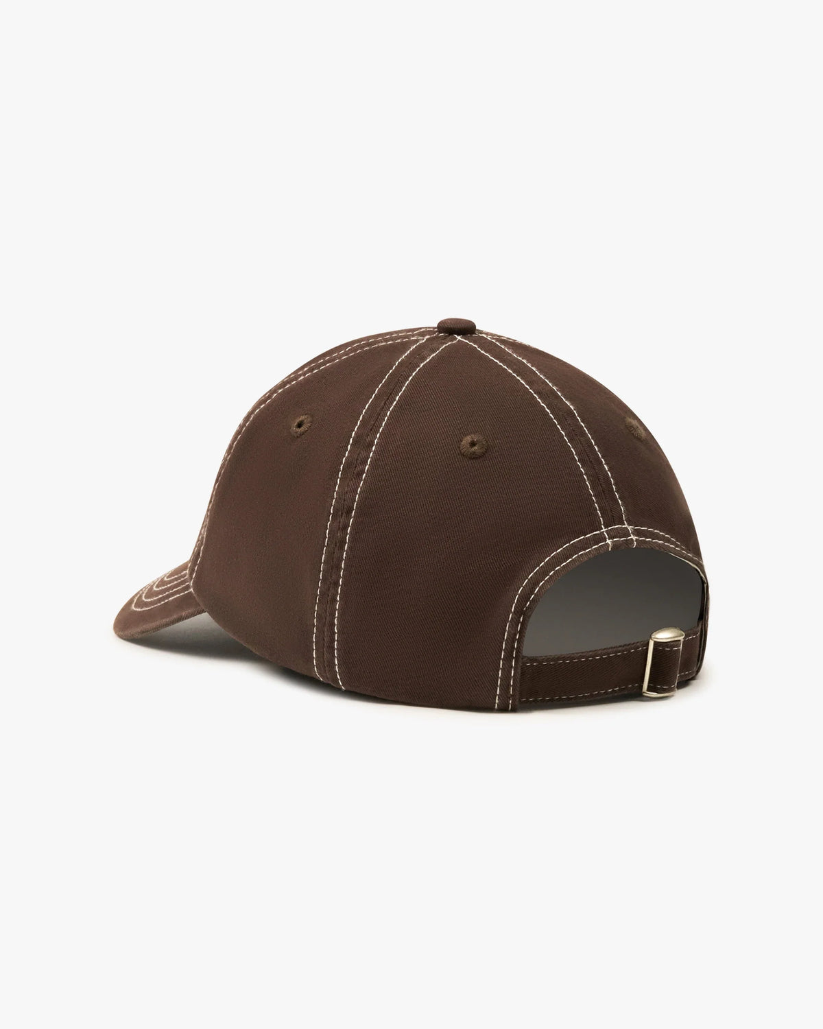 Heritage Club Cap in brown, back view with adjustable strap