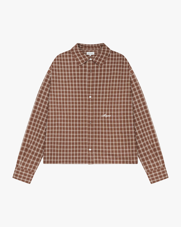 Cotignac Boxy Shirt | Dark Brown