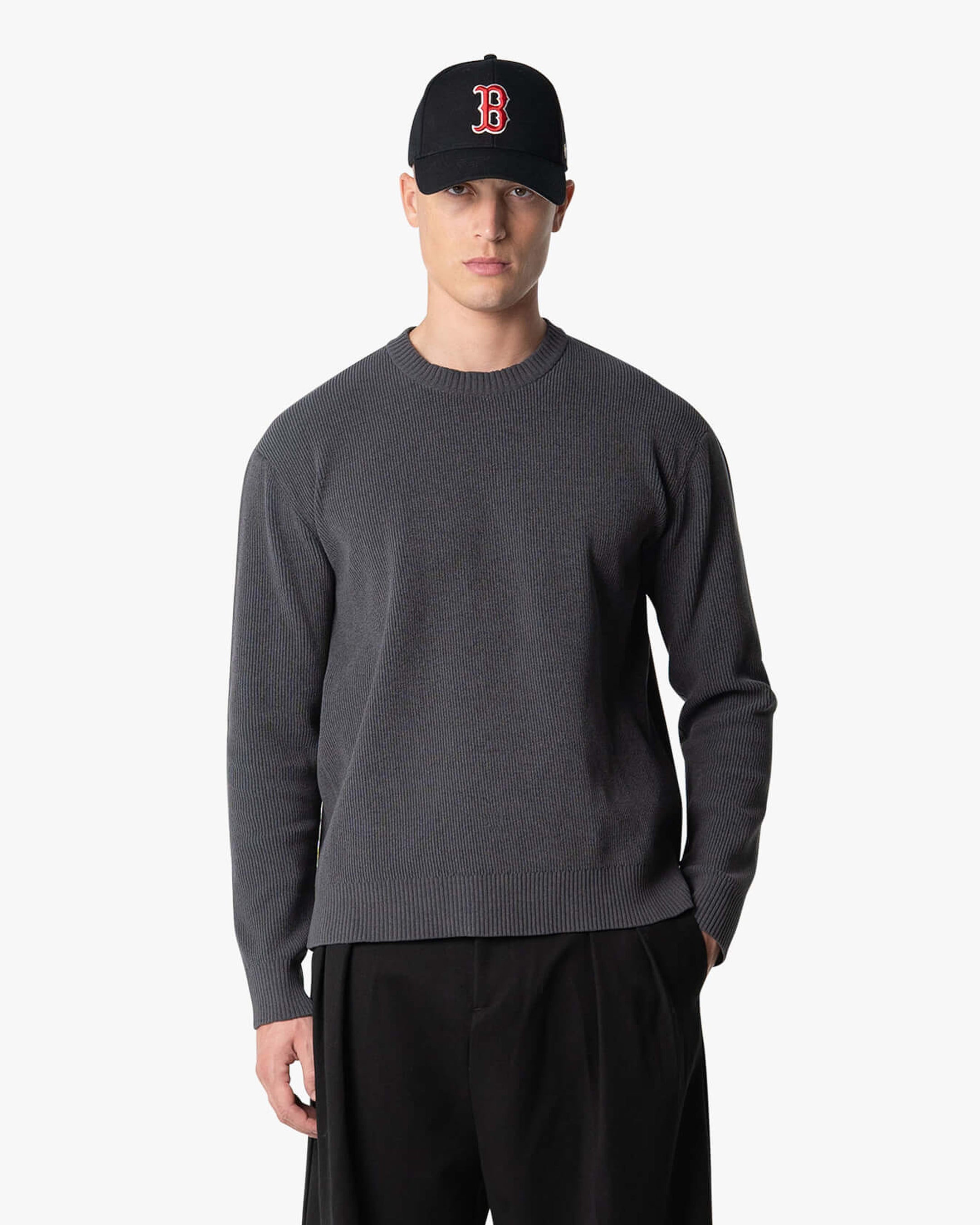 Cascata Rib-Knit Sweater | Grey