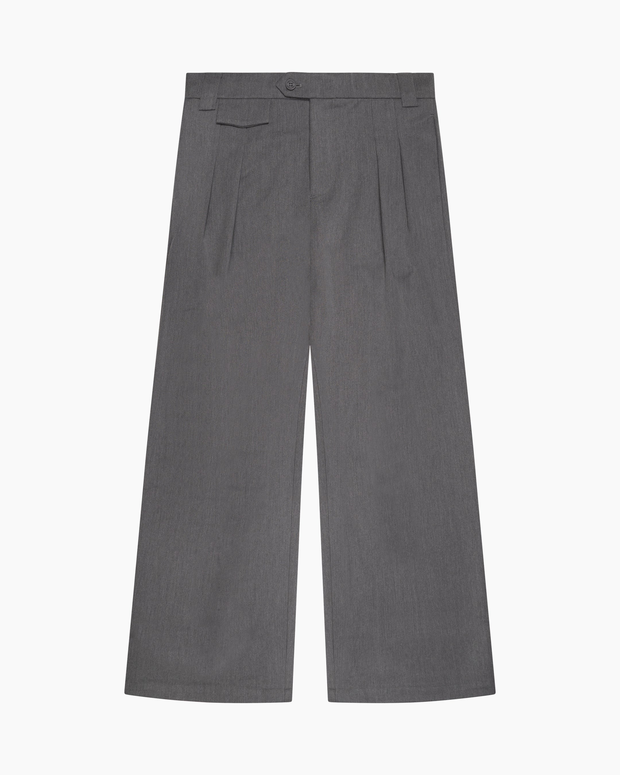 Ambra Loose-Fit Pleated Pants