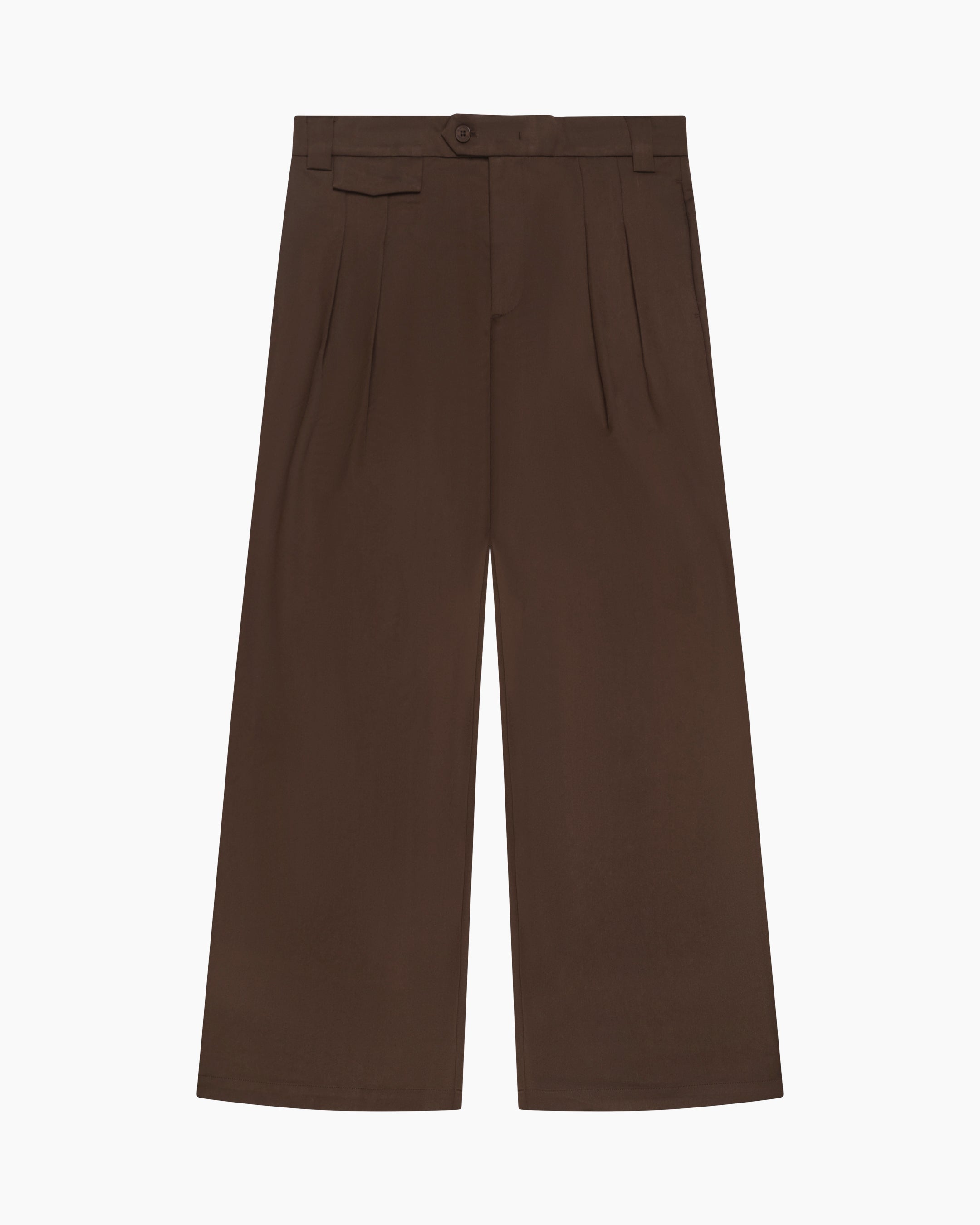 Ambra Loose-Fit Pleated Pants