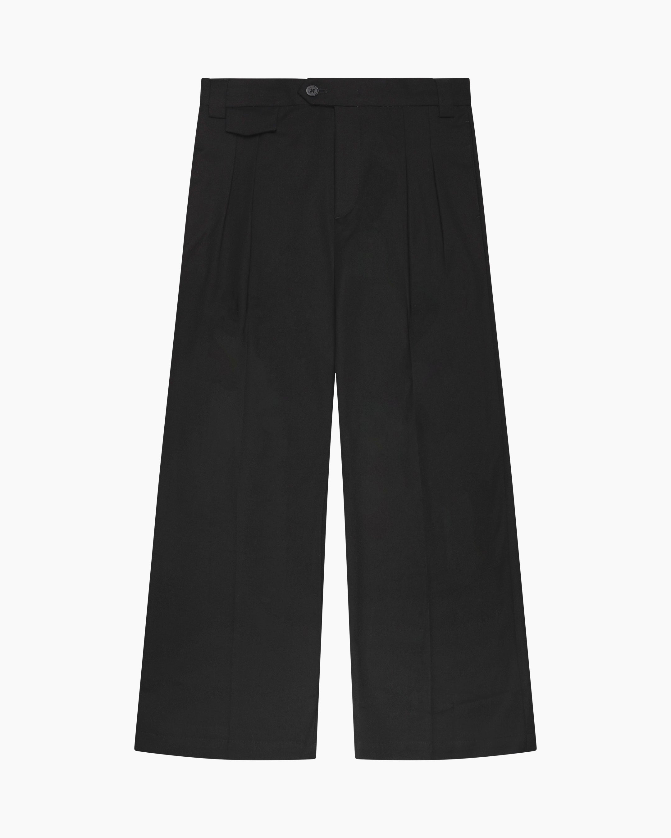 Ambra Loose-Fit Pleated Pants