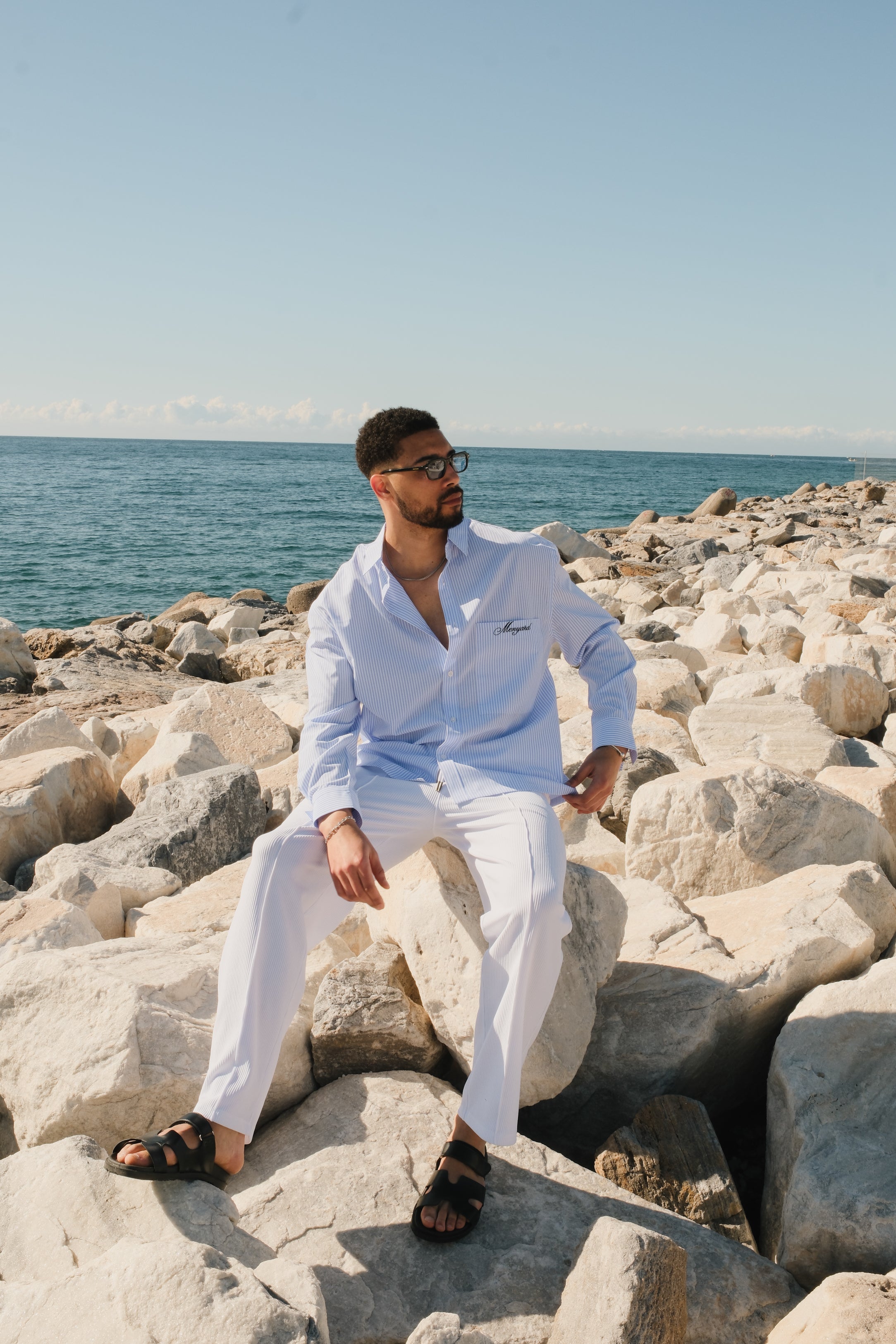 Benito Shirt - Blue/White