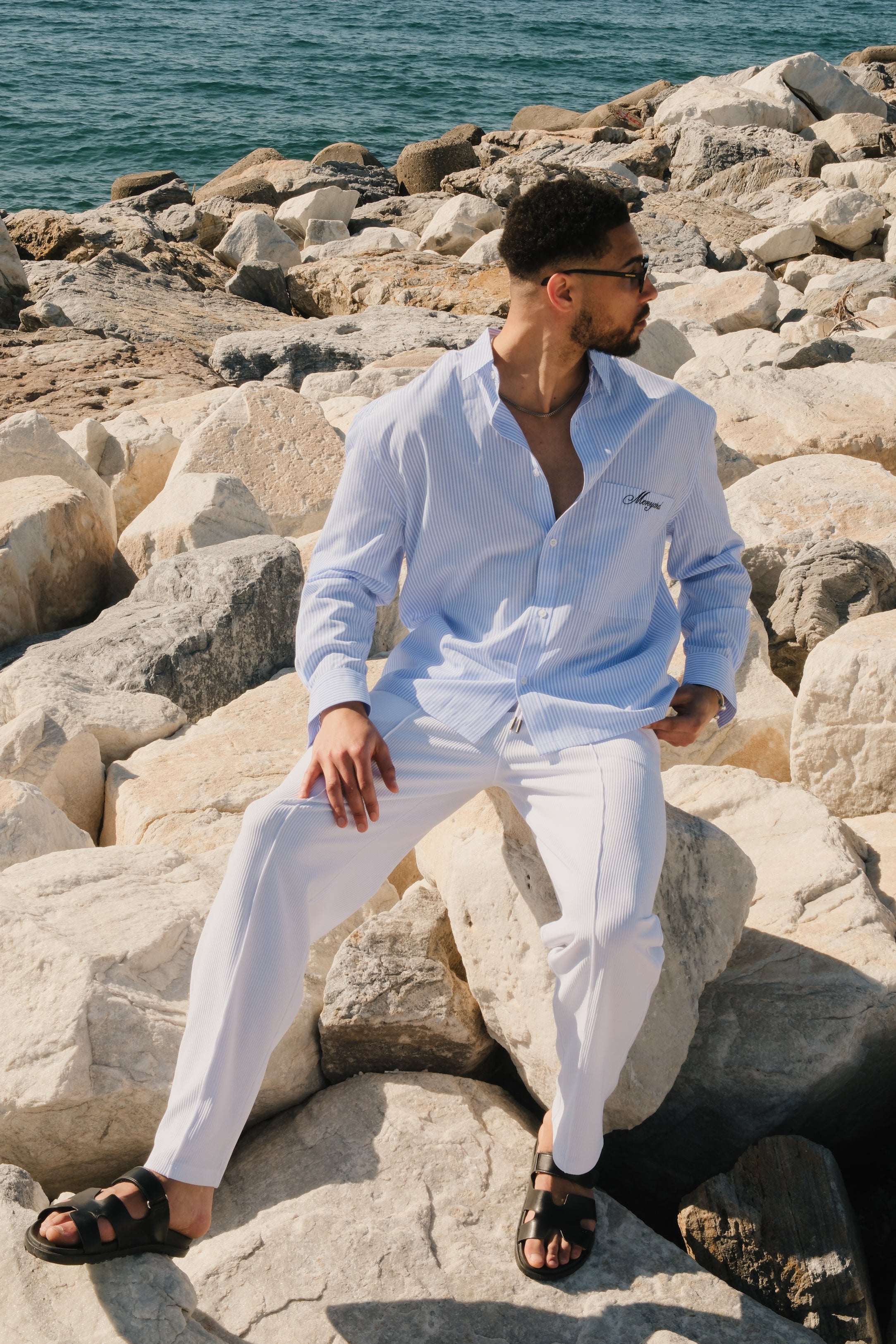 Benito Shirt - Blue/White