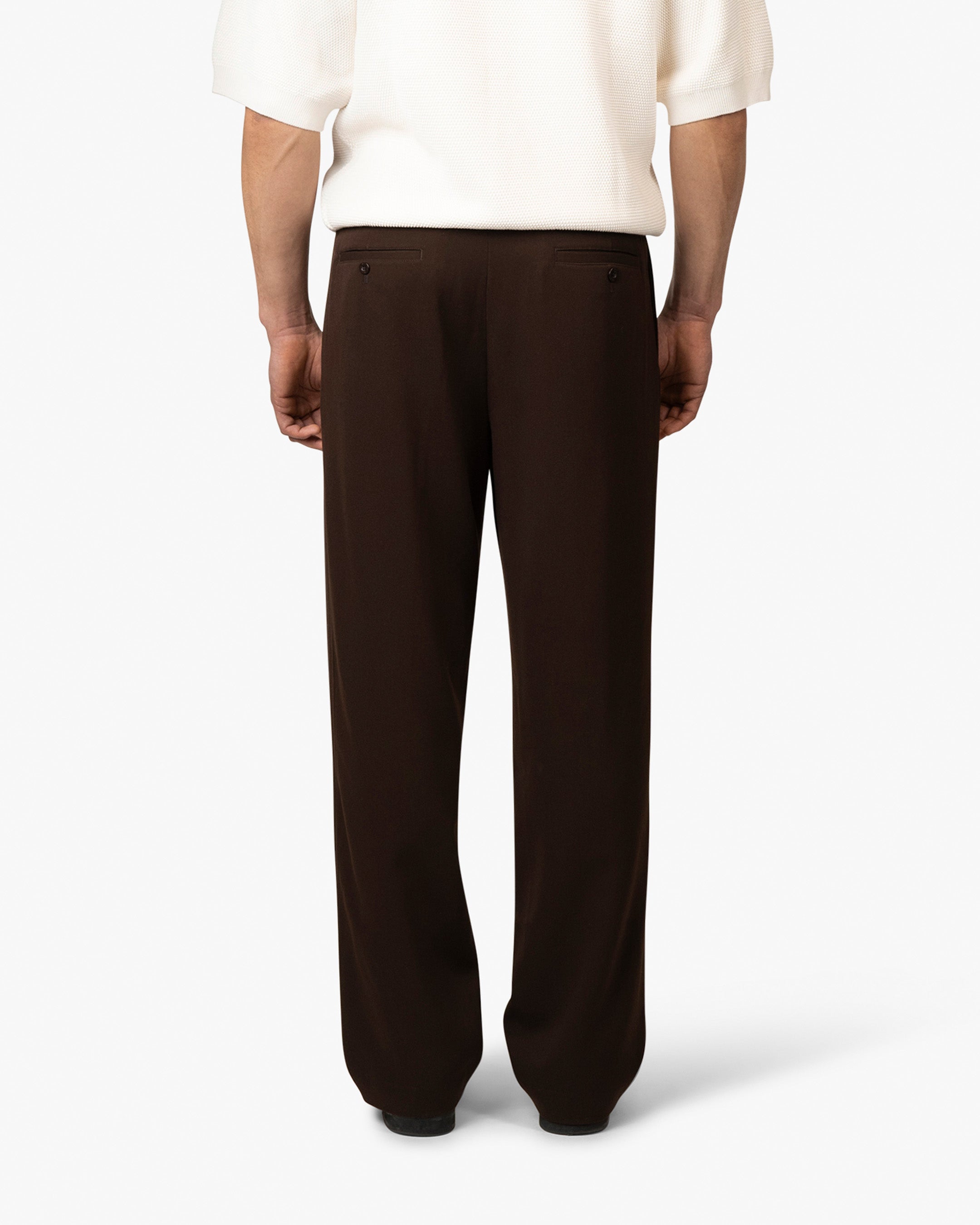 Fender Straight Pants | Brown