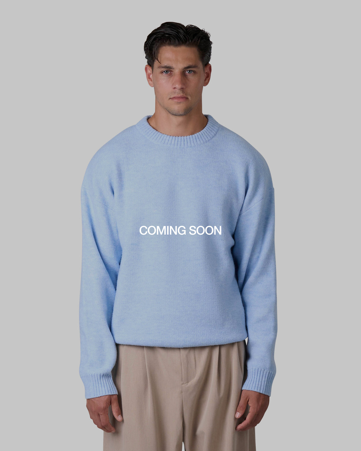 Pull brossé en laine mélangée Brixton