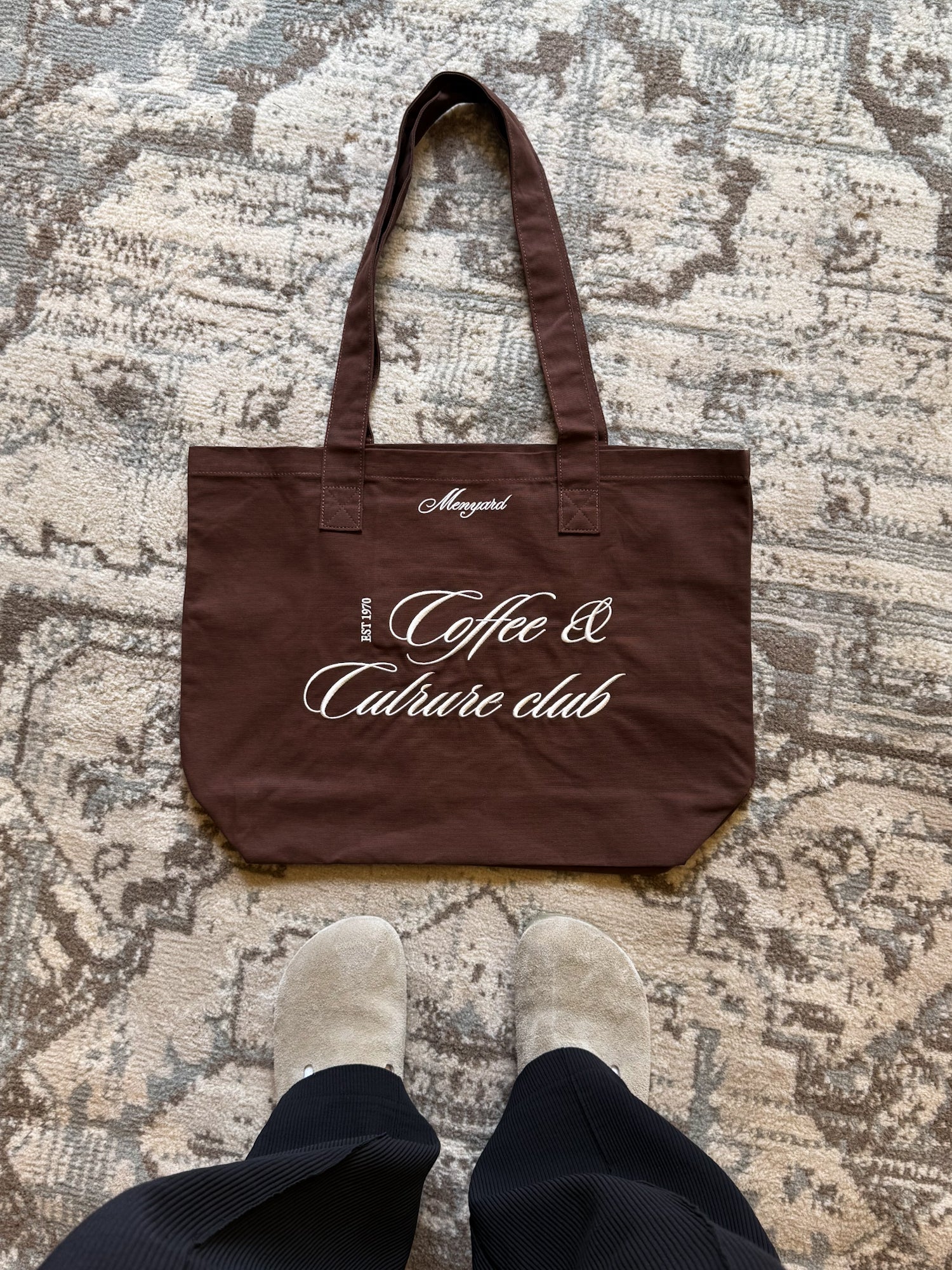 Culture Totebag - Brown/Creme