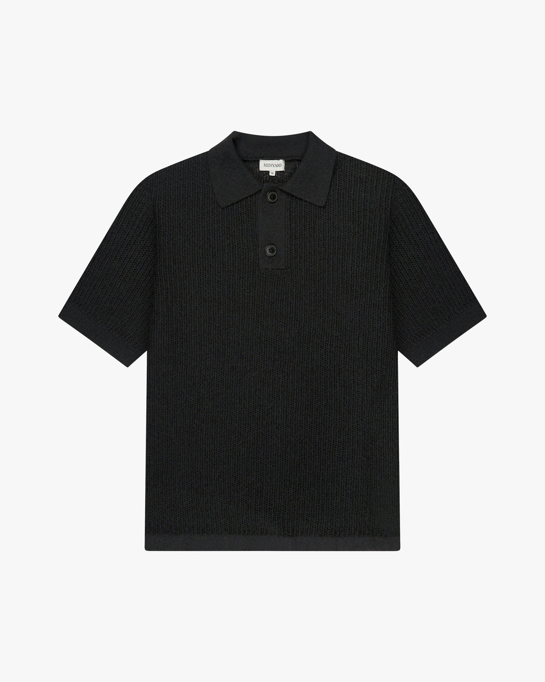 Biot Knitted Polo | Black