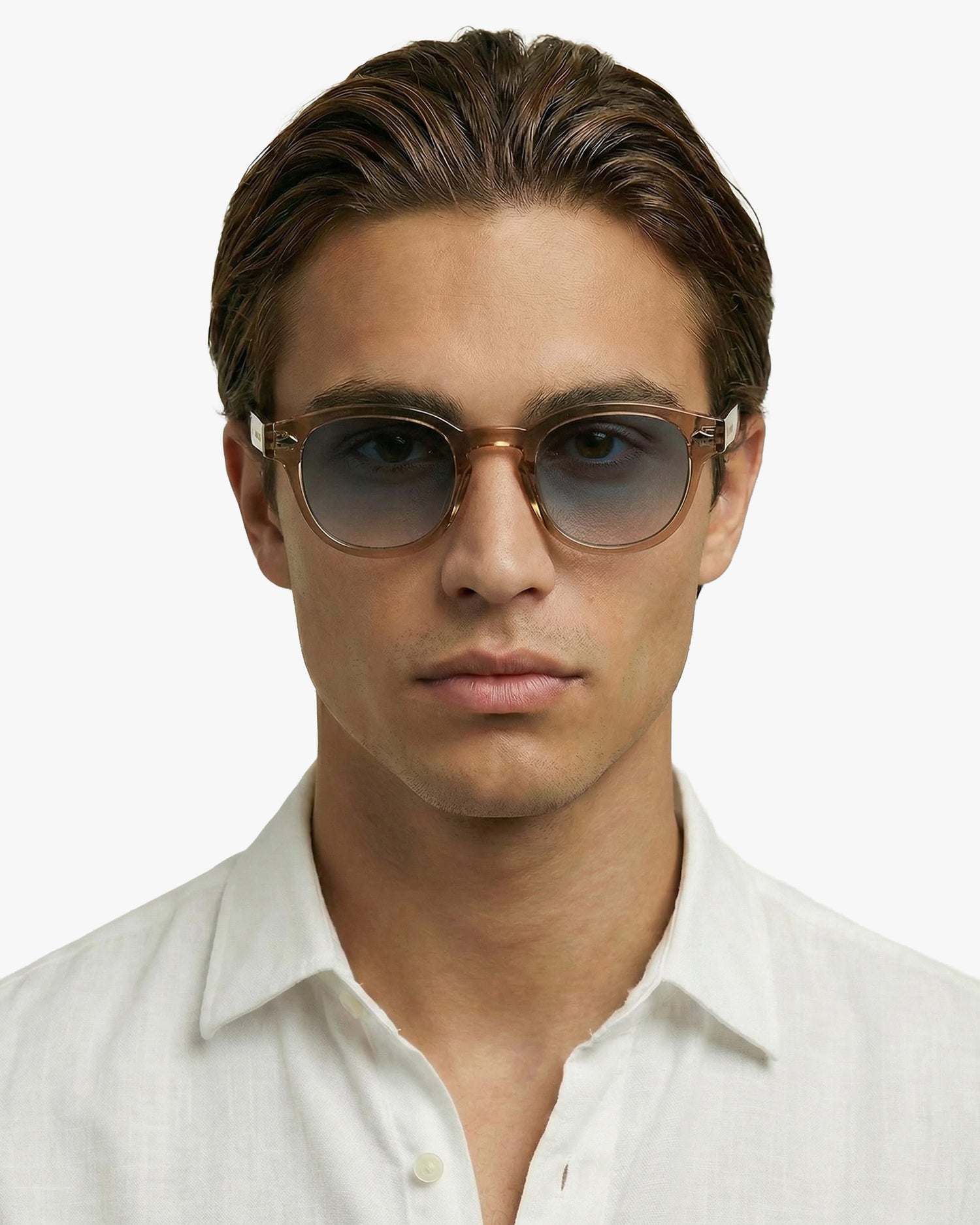 Laurent sunglasses | Light Brown/Gradient Blue